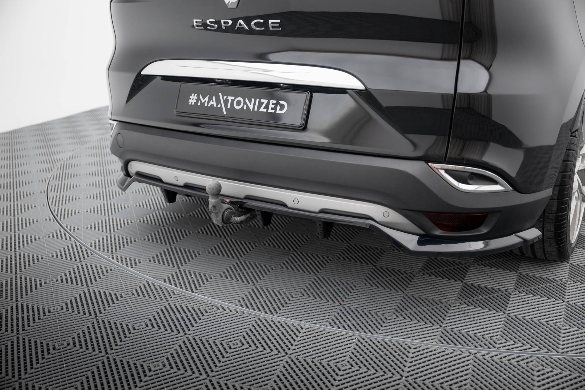 Baksplitter med diffuser Renault Espace V 2014 - 2020 | Glossy Black Edition – bilde 2