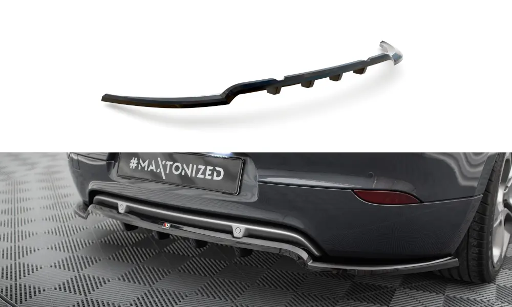 Baksplitter med diffuser Renault Megane GT mk3 facelift 2012 - 2013 | Glossy Black Edition – bilde 2
