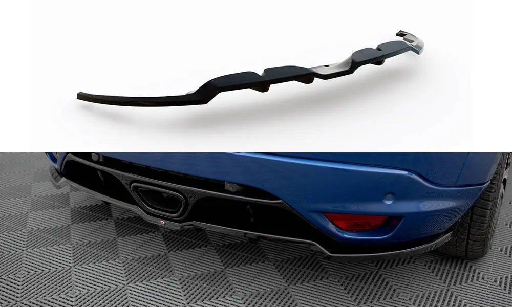 Baksplitter med diffuser Renault Megane III RS 2010 - 2015 | Glossy Black Edition – bilde 2