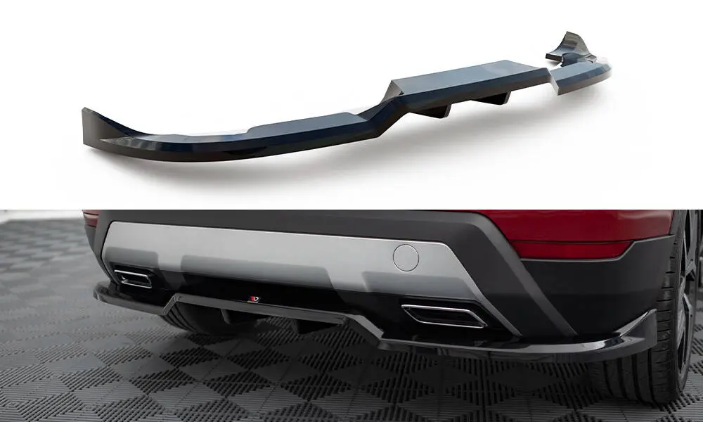 Baksplitter med diffuser Seat Arona mk1 FR 2017 - 2021 | Glossy Black Edition – bilde 2