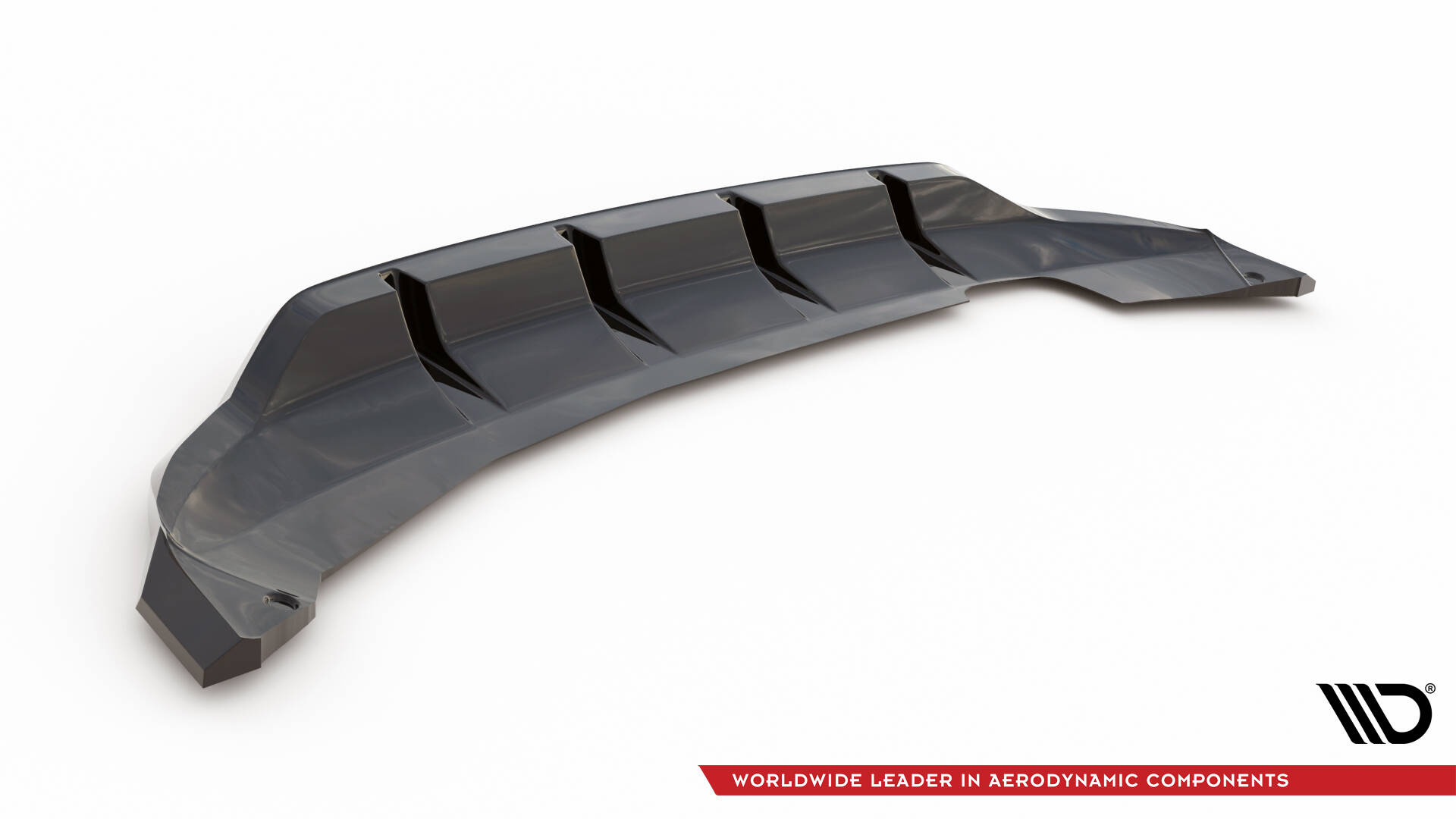 Baksplitter med diffuser Skoda Fabia Monte Carlo IV 2021 ->  | Glossy Black Edition – bilde 5