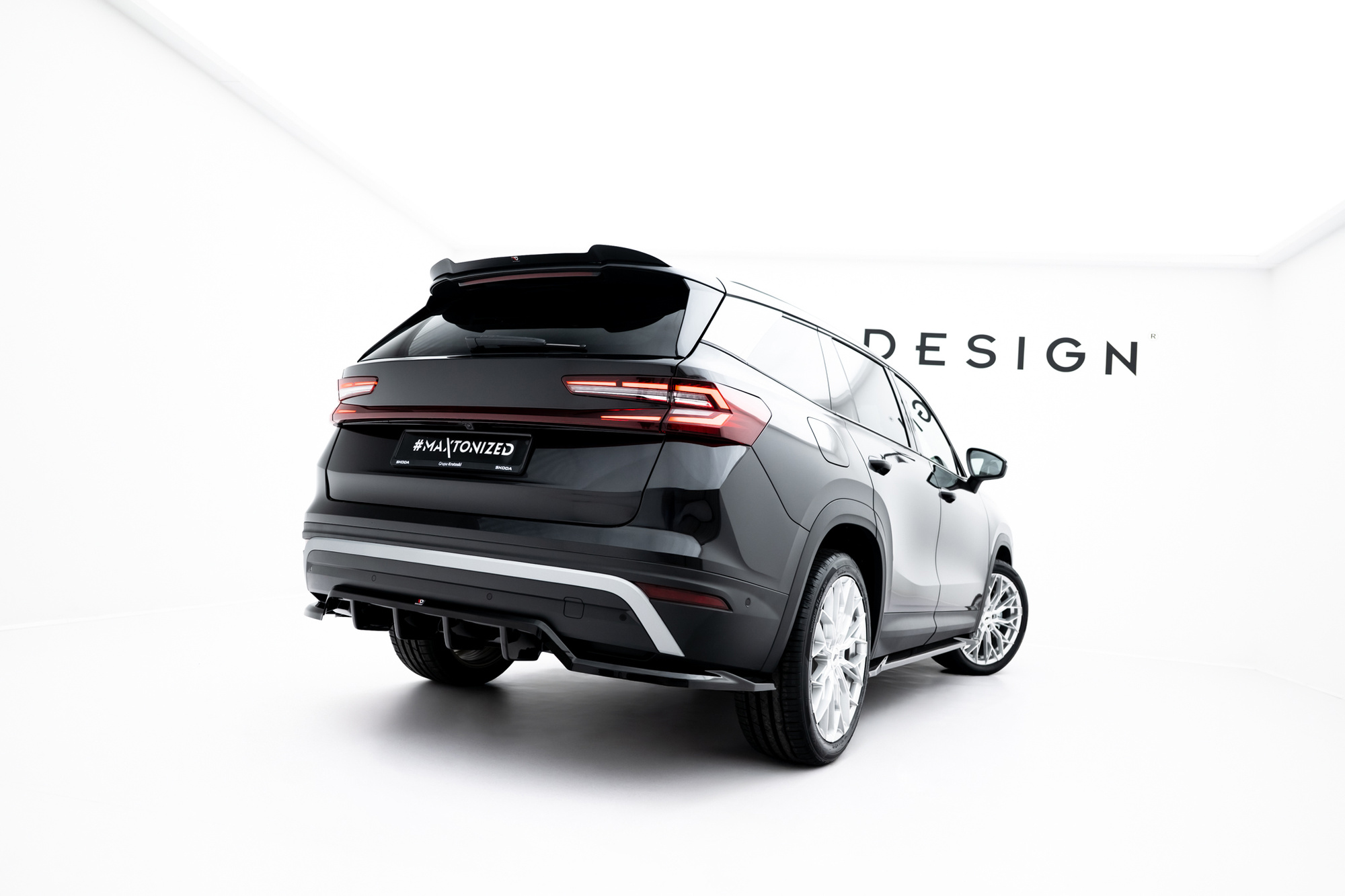 Baksplitter med diffuser Skoda Kodiaq II 2024 -> | Glossy Black Edition – bilde 2