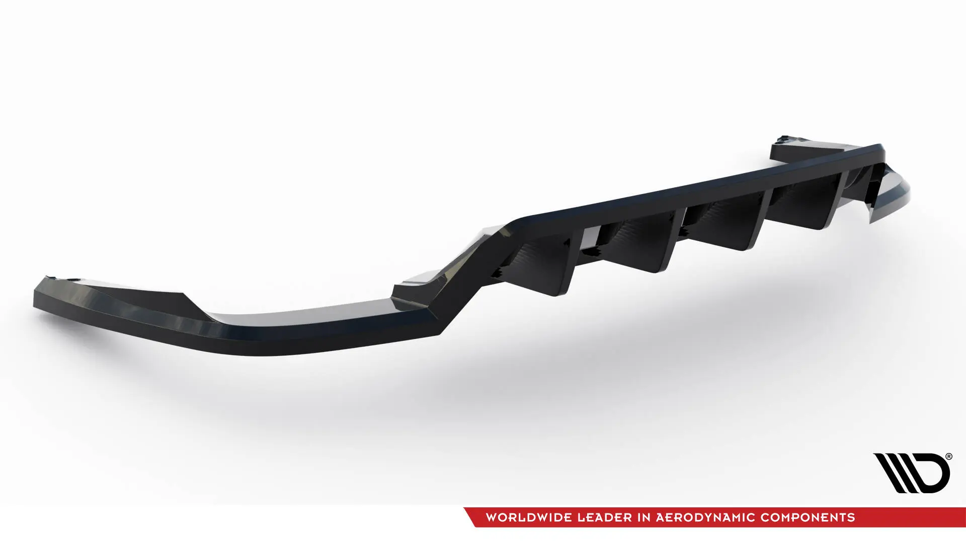 Baksplitter med diffuser Skoda Kodiaq RS facelift 2021 - 2024 | Glossy Black Edition – bilde 7