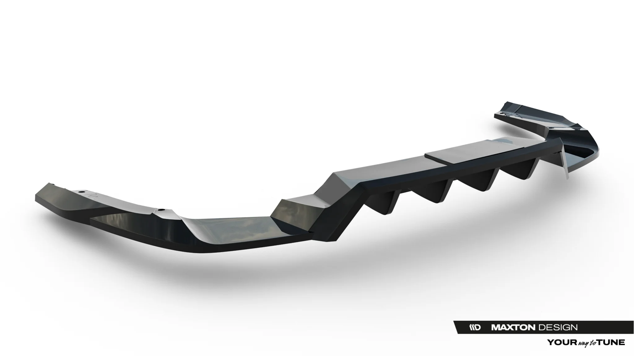 Baksplitter med diffuser Skoda Kodiaq RS II 2024 -> | Glossy Black Edition – bilde 7