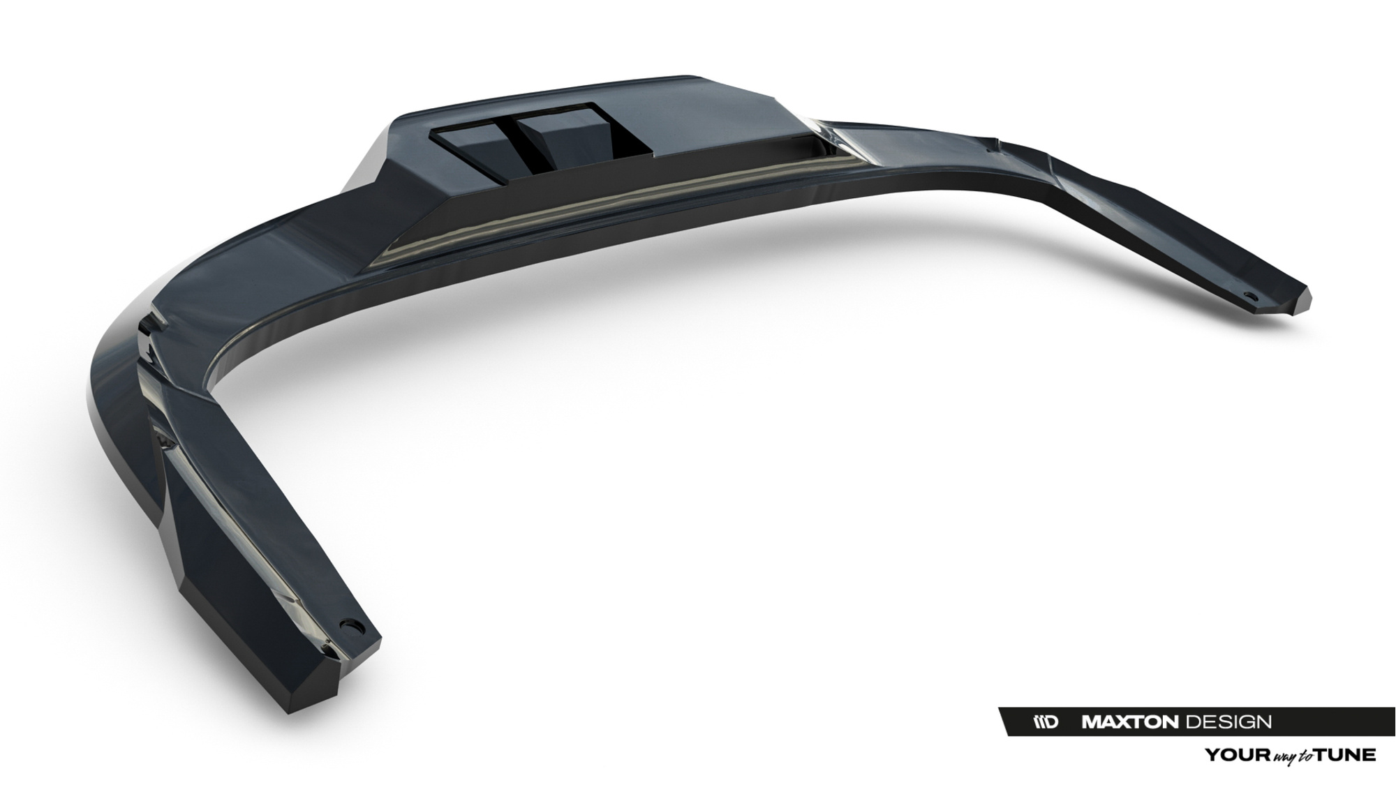Baksplitter med diffuser Skoda Kodiaq Sportline II 2024 ->   | Glossy Black Edition – bilde 8