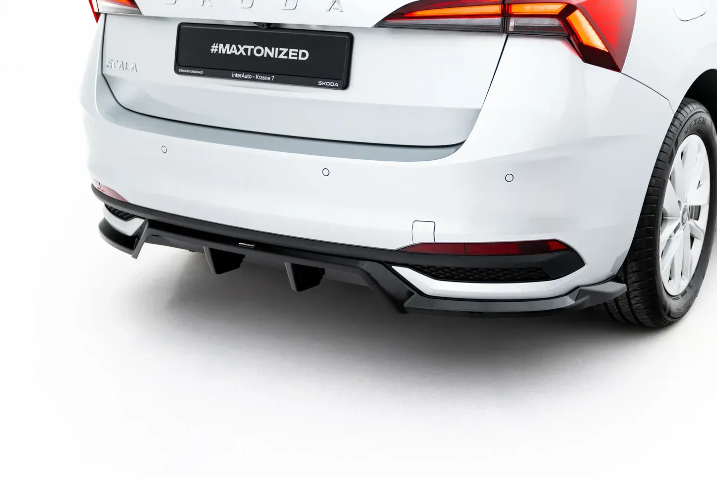 Baksplitter med diffuser Skoda Scala I Facelift 2023 -> | Glossy Black Edition – bilde 3