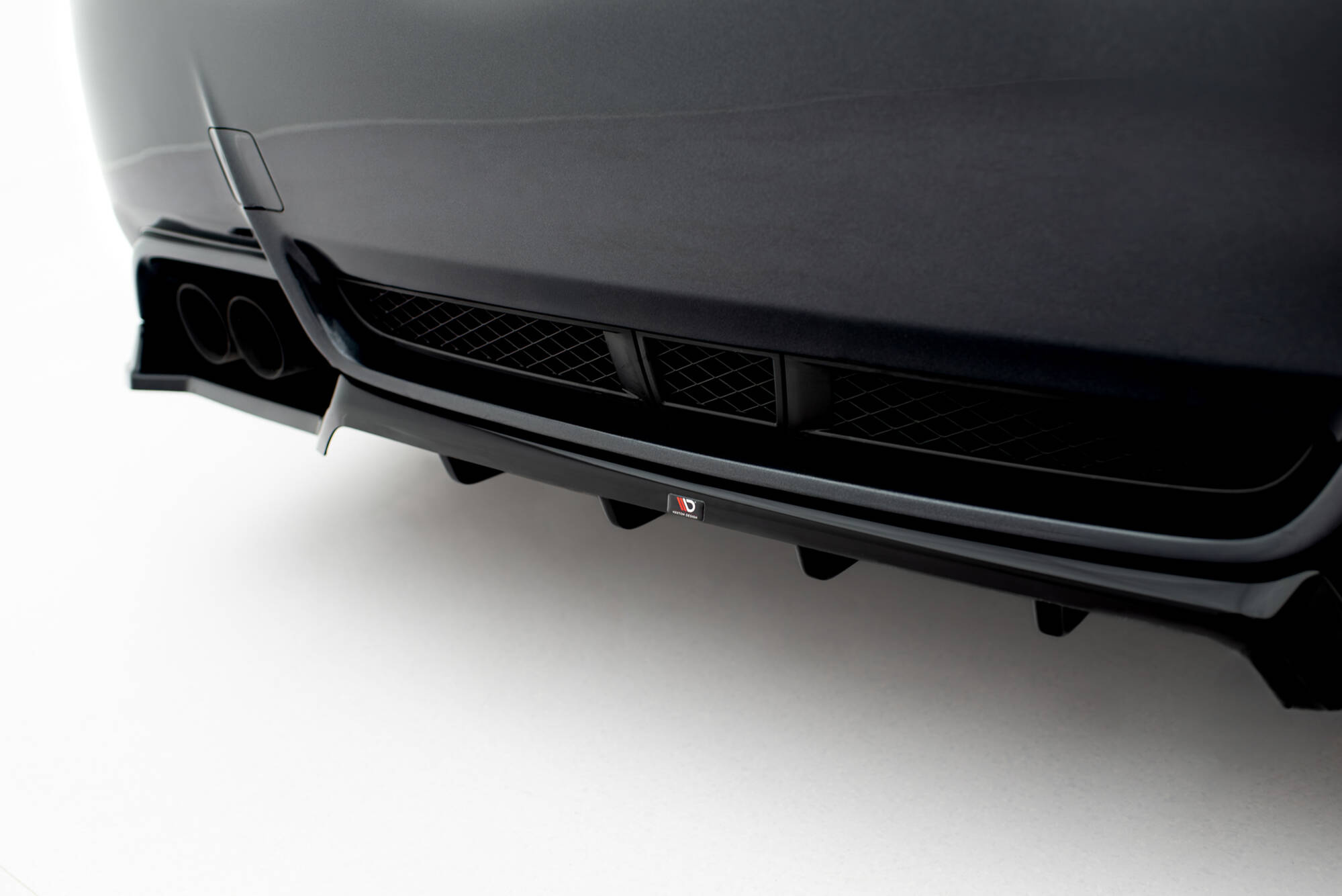 Baksplitter med diffuser Subaru Impreza WRX STI III Facelift 2011 - 2014 | Glossy Black Edition – bilde 3