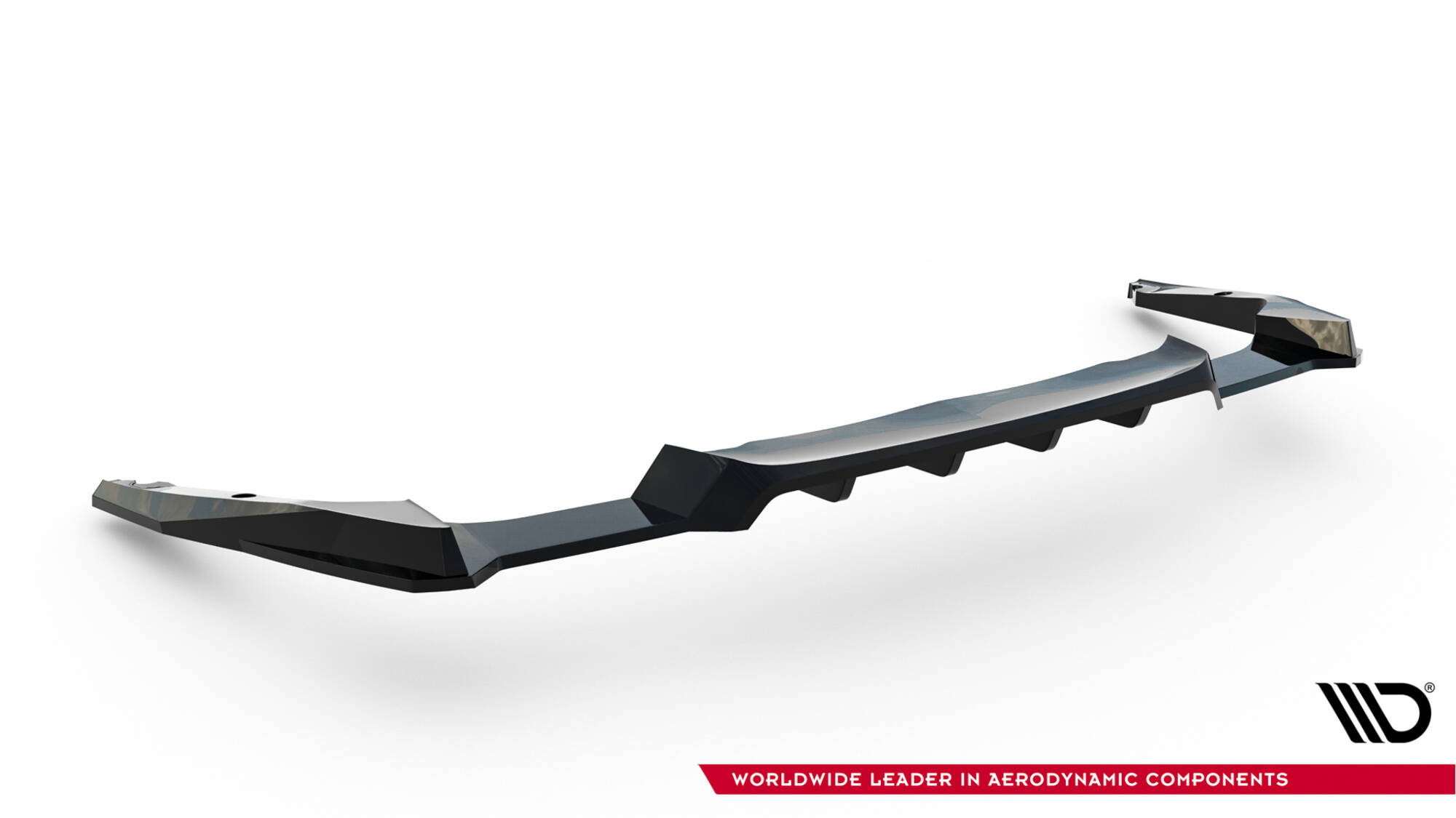 Baksplitter med diffuser Subaru Impreza WRX STI III Facelift 2011 - 2014 | Glossy Black Edition – bilde 5