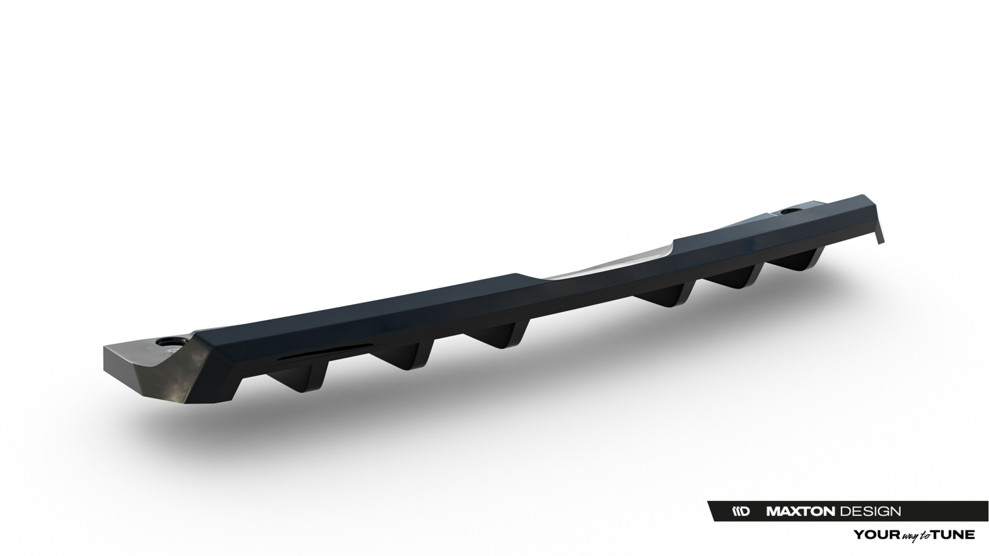 Baksplitter med diffuser Subaru WRX STI II 2021 -> | Glossy Black Edition – bilde 5