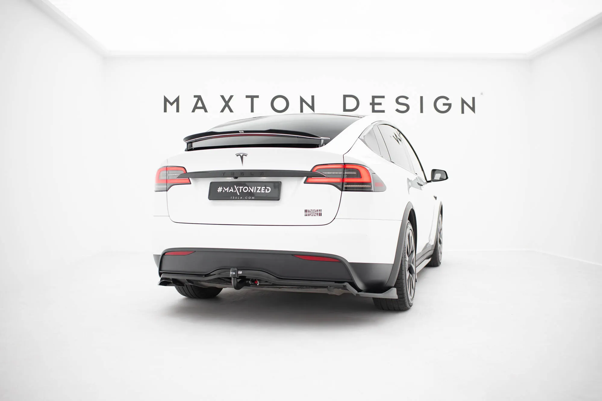 Baksplitter med diffuser Tesla Model X Facelift 2021 -> │ V.2 Black Edition – bilde 5