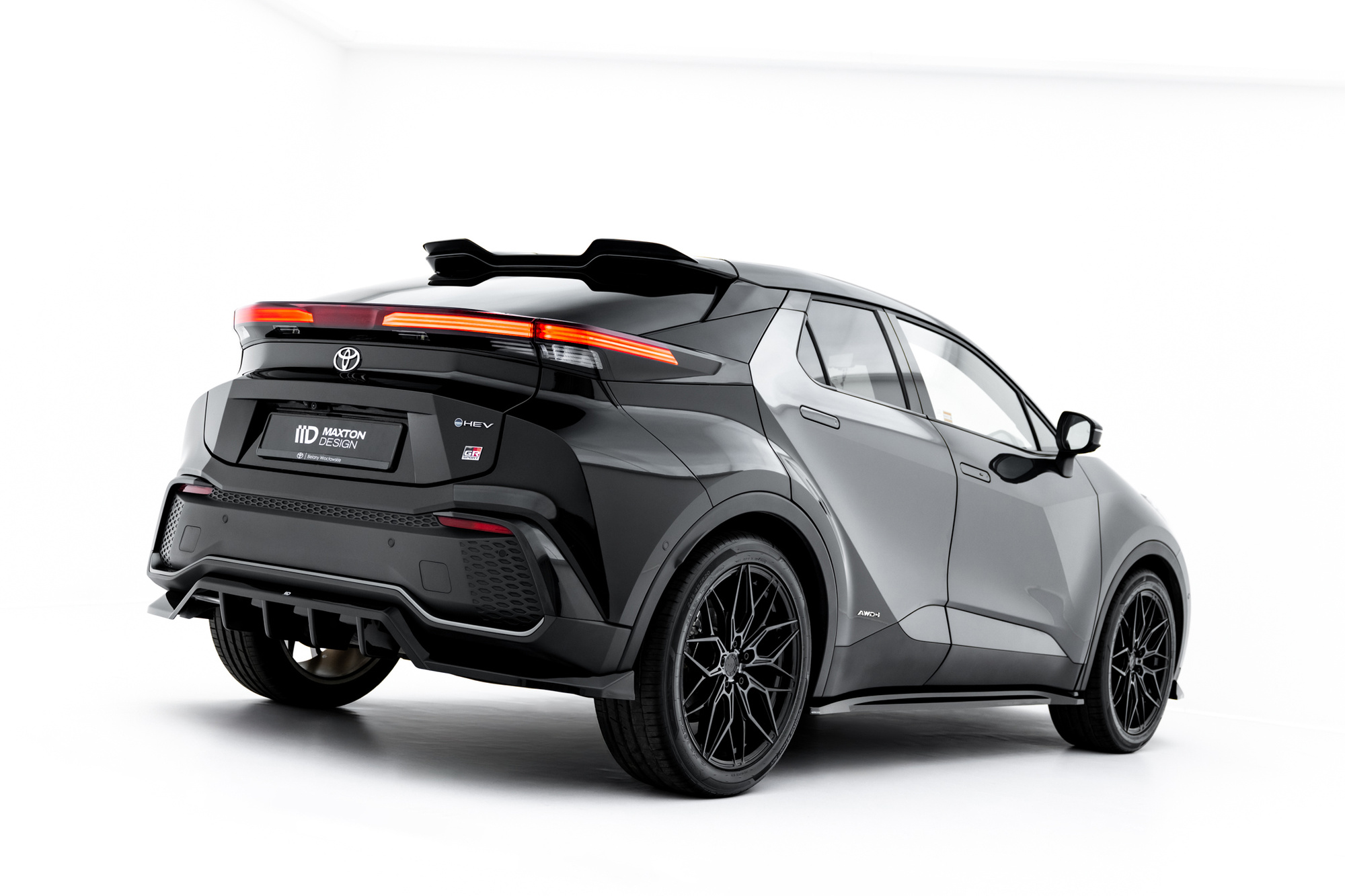 Baksplitter med diffuser Toyota C-HR II 2023 -> | Glossy Black Edition – bilde 2