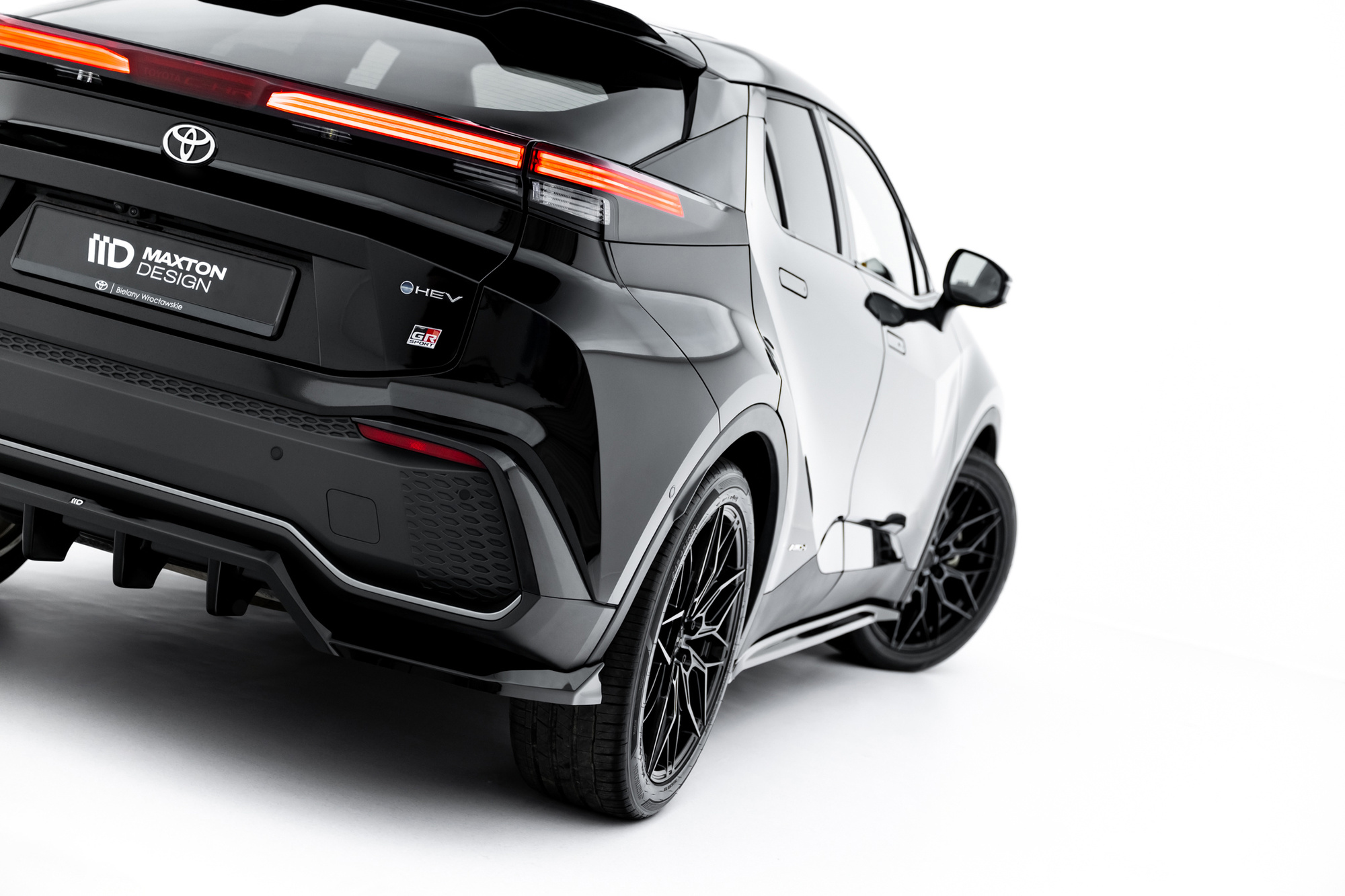 Baksplitter med diffuser Toyota C-HR II 2023 -> | Glossy Black Edition – bilde 3