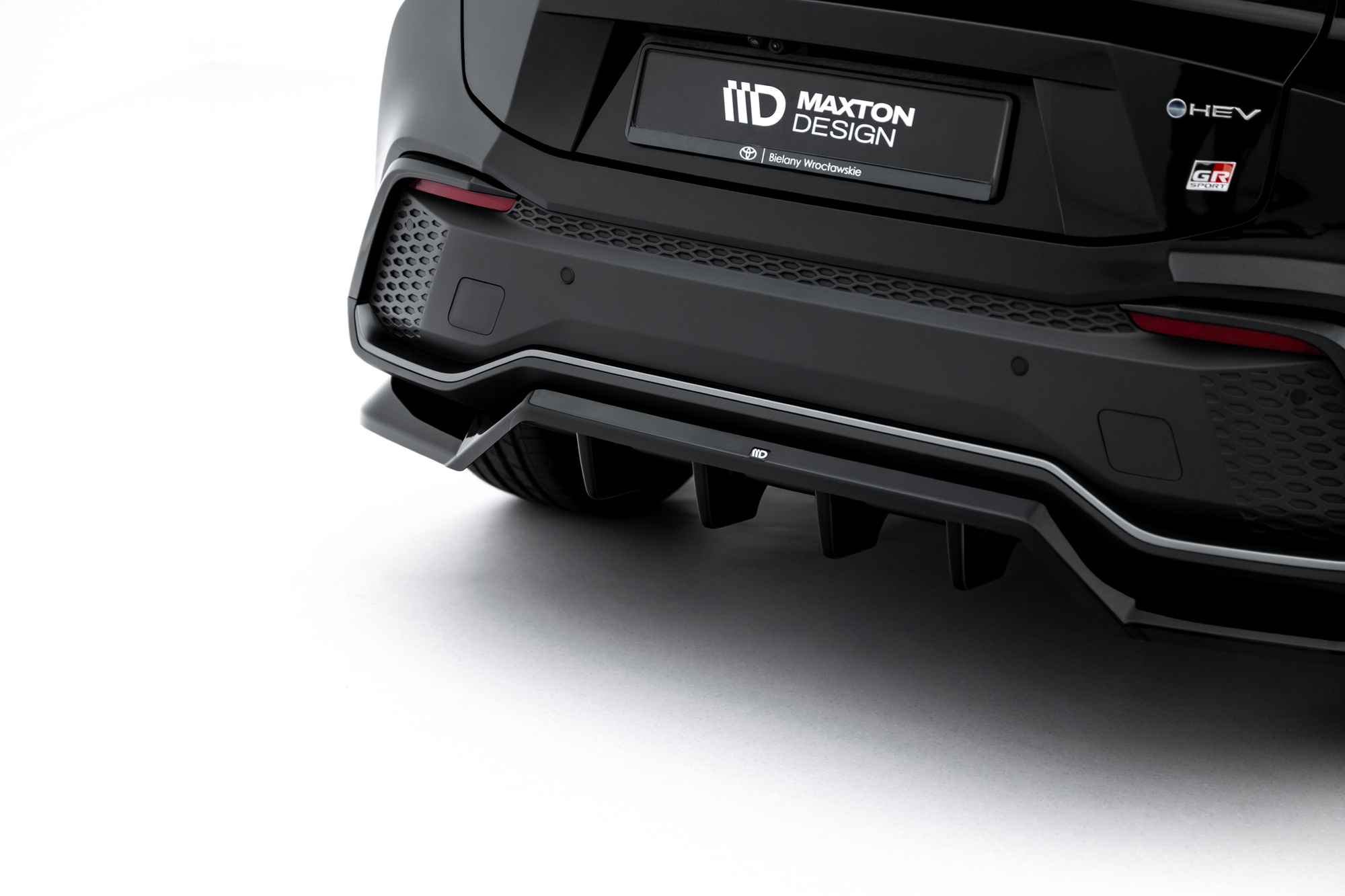 Baksplitter med diffuser Toyota C-HR II 2023 -> | Glossy Black Edition – bilde 4