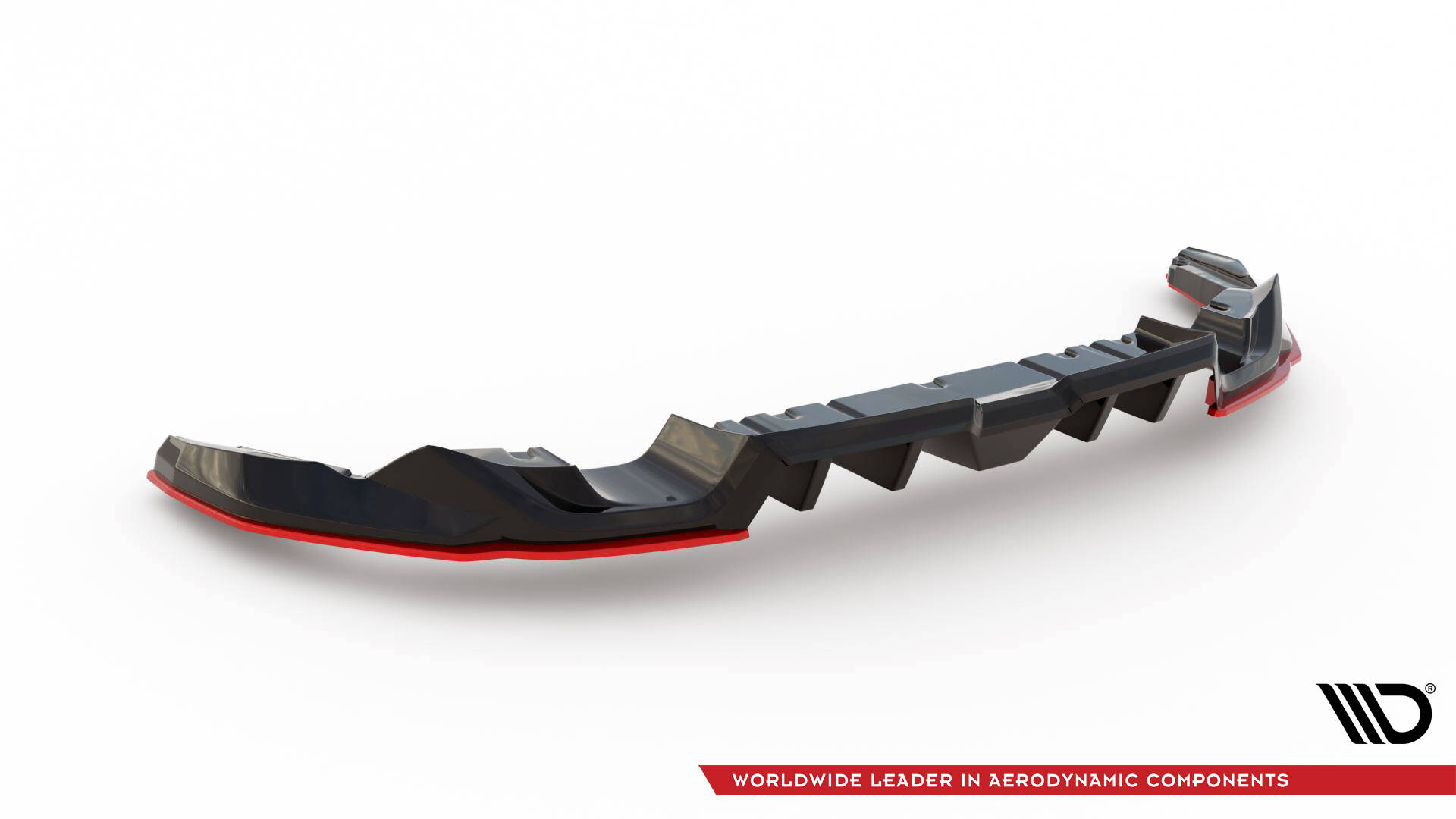 Baksplitter med diffuser Toyota GR86 2021 - > | V.2 Glossy Black + Red Edition – bilde 7