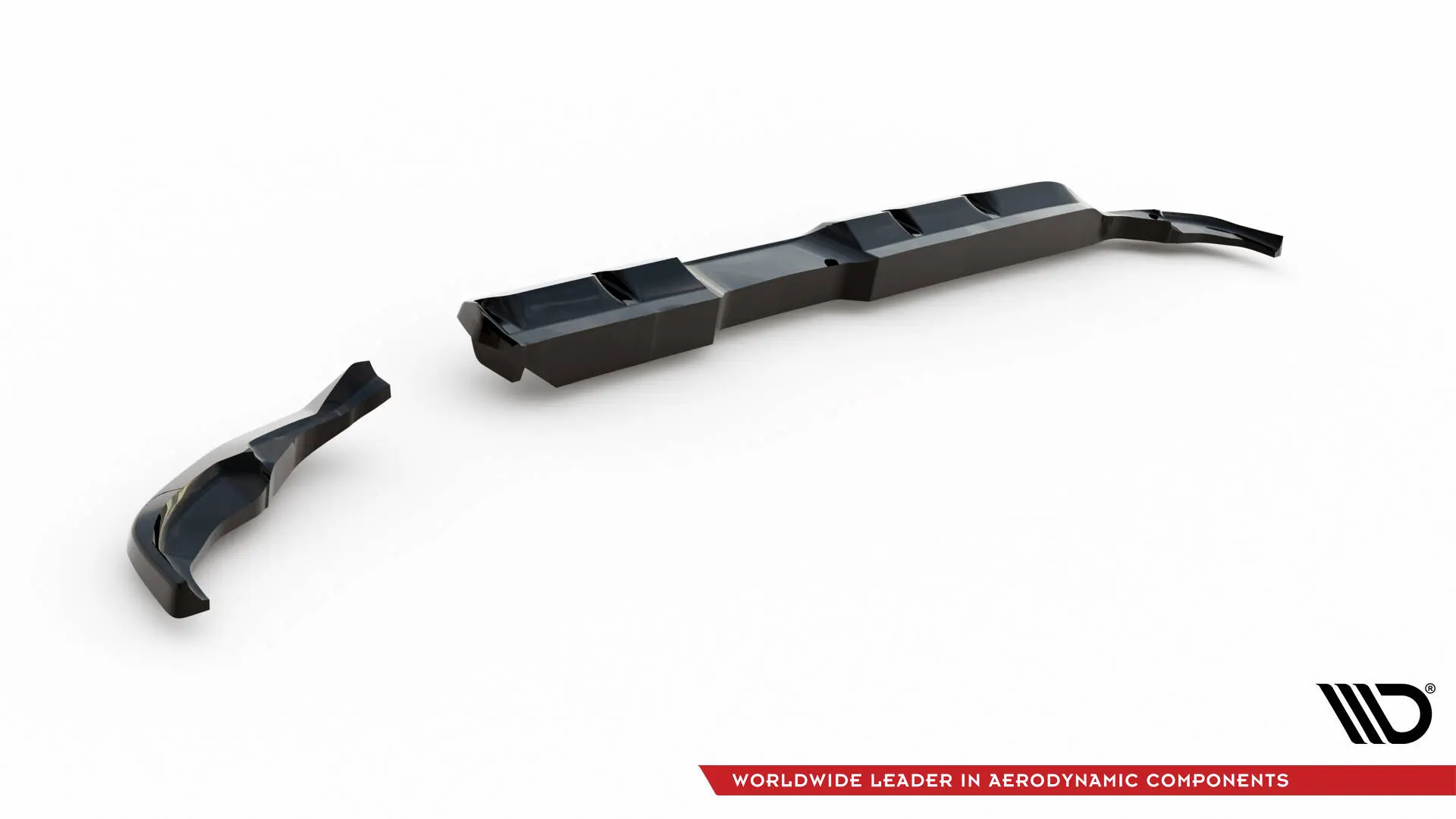Baksplitter med diffuser Toyota Yaris GR Sport Mk4 2021 - > | Glossy Black Edition – bilde 6