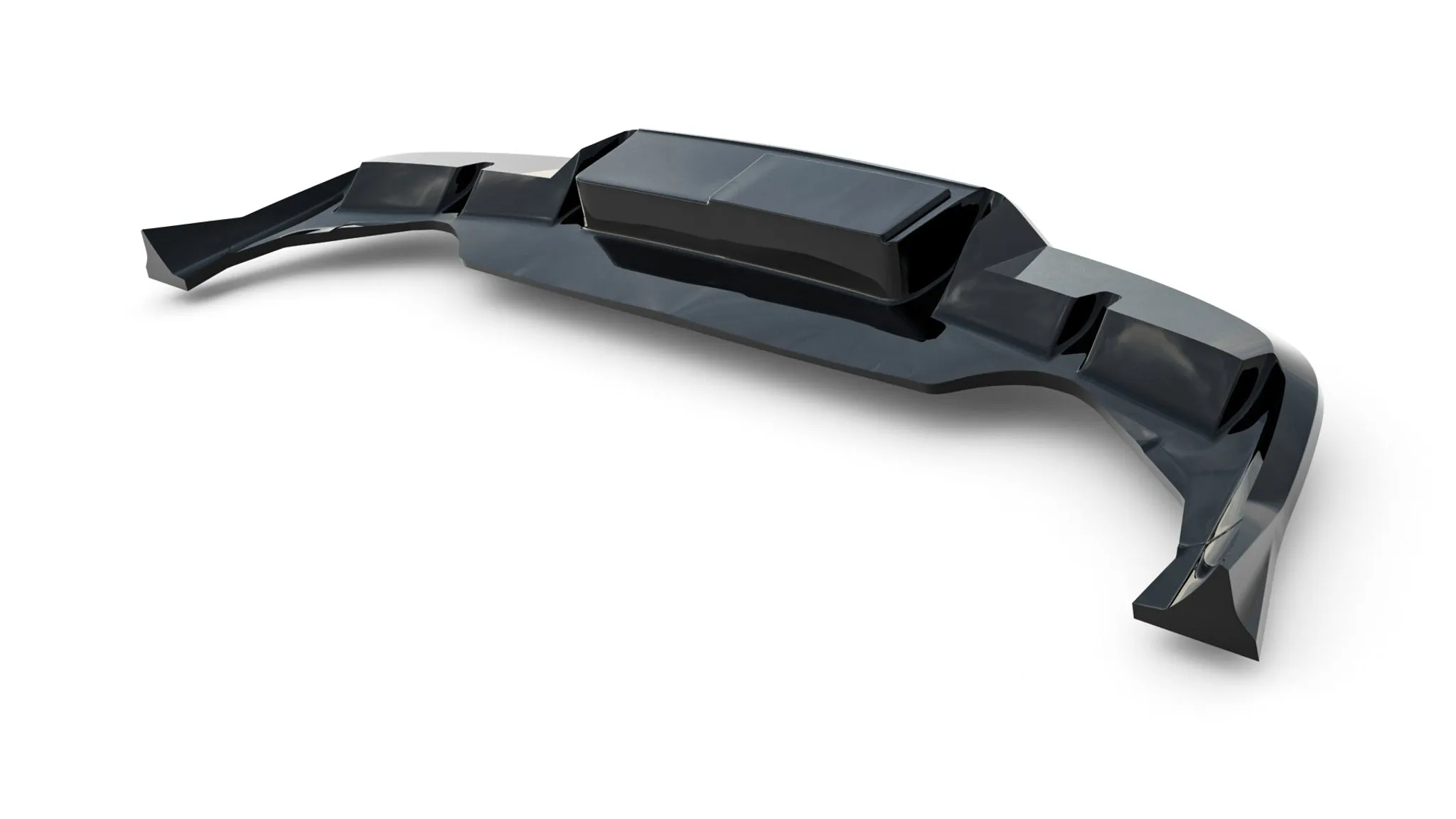 Baksplitter med diffuser Volkswagen T-Roc R-Line II 2025 -> | Glossy Black Edition – bilde 6