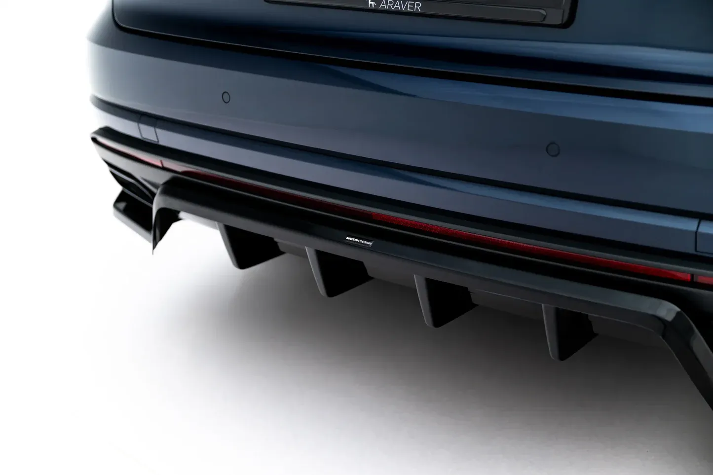 Baksplitter med diffuser Volkswagen Touareg Elegance III Facelift 2023 -> | Glossy Black Edition – bilde 4