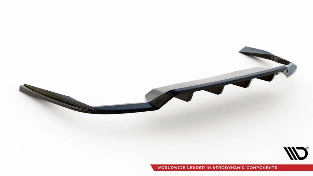 Baksplitter med diffuser  Volvo V90 / S90 R-Design II 2016 - 2020 | Glossy Black Edition – bilde 5