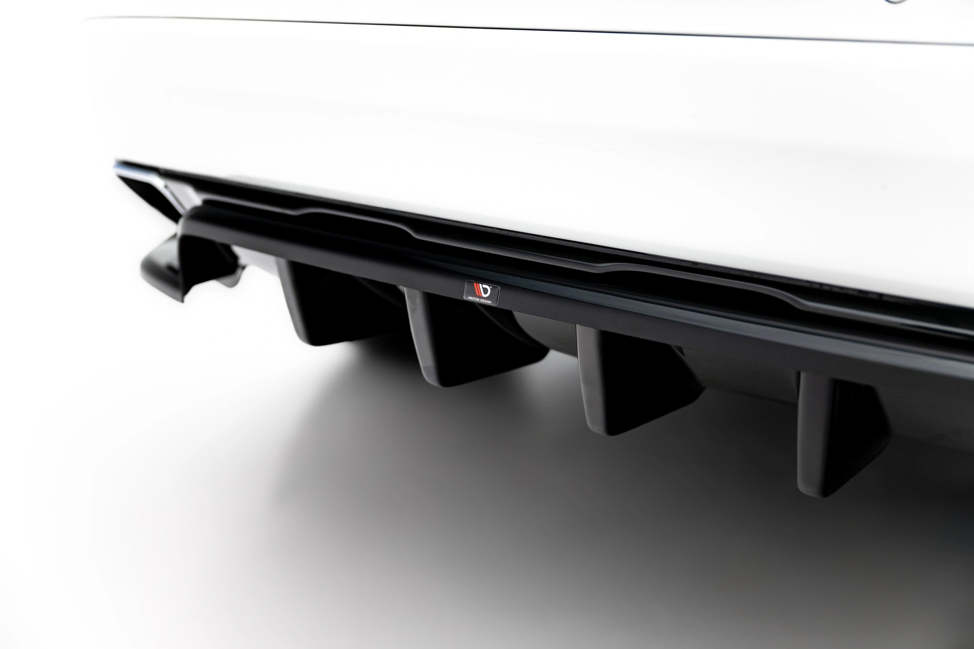 Baksplitter med diffuser Volvo XC60 I Facelift 2013 - 2017 | Glossy Black Edition – bilde 2
