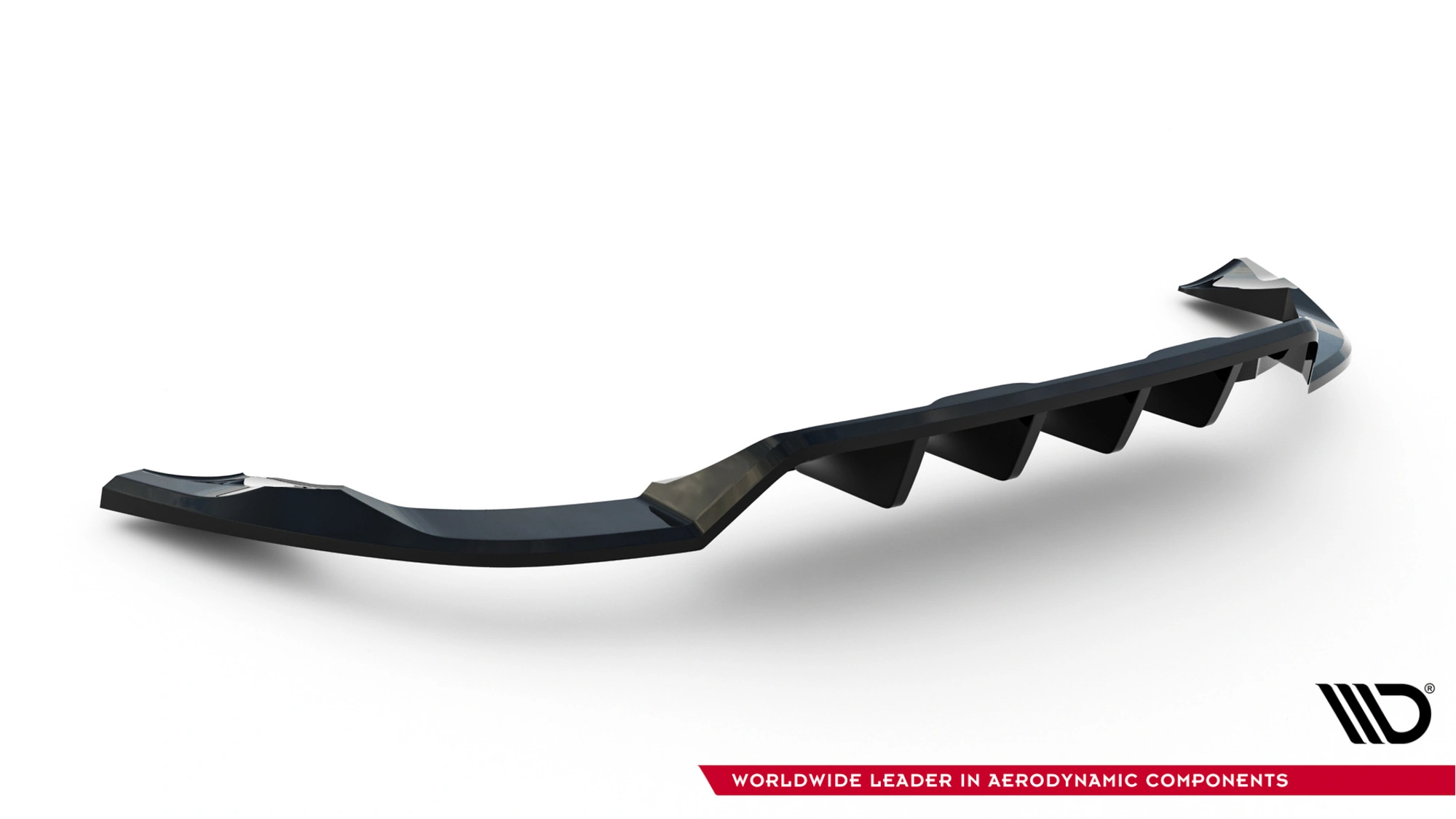 Baksplitter med diffuser Volvo XC60 I Facelift 2013 - 2017 | Glossy Black Edition – bilde 4