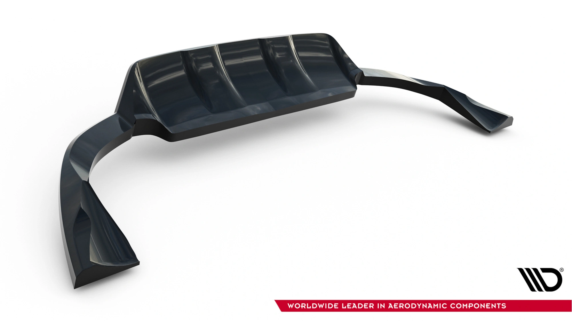 Baksplitter med diffuser Volvo XC60 I Facelift 2013 - 2017 | Glossy Black Edition – bilde 5