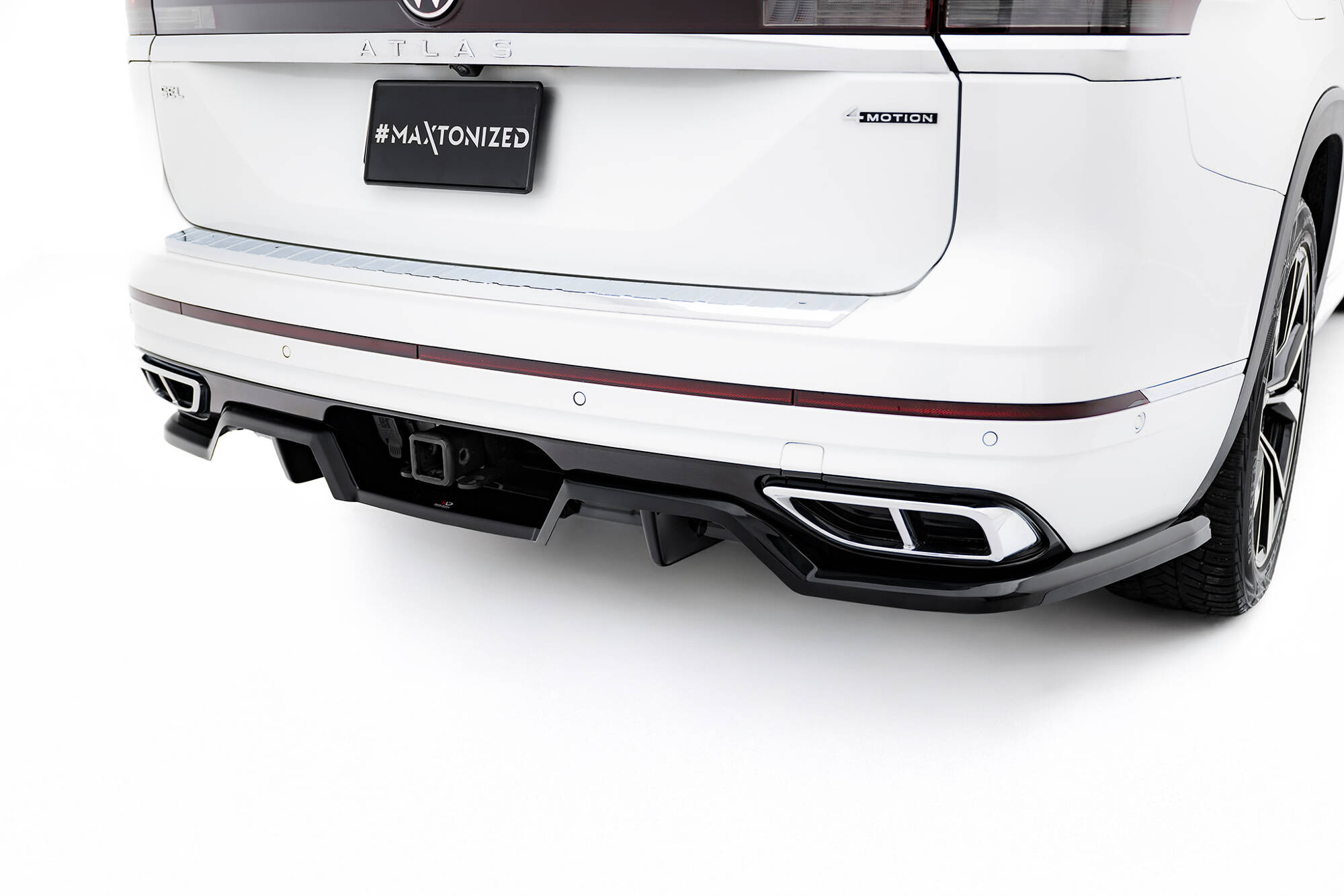Baksplitter med diffuser VW Atlas I Facelift 2023 ->  | Glossy Black Edition – bilde 2
