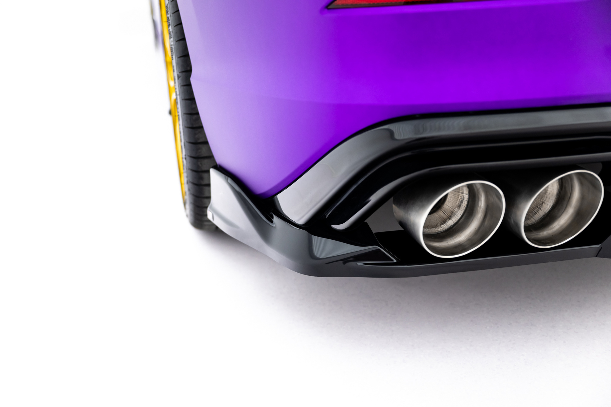 Baksplitter med diffuser VW Golf R VIII 2020 -> | Glossy Black Edition V1 – bilde 7
