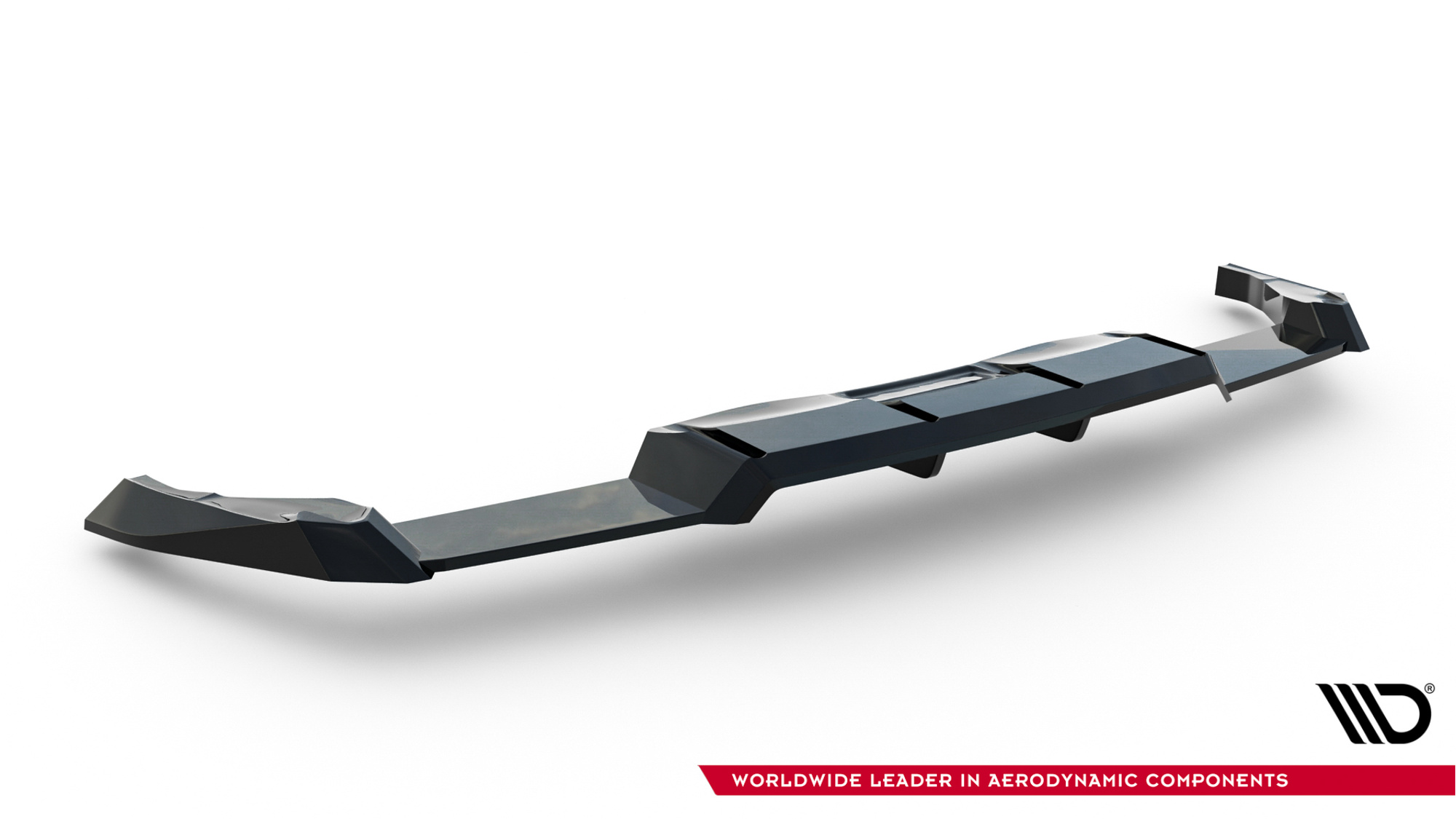Baksplitter med diffuser VW Golf R VIII 2020 -> | Glossy Black Edition V2 – bilde 6