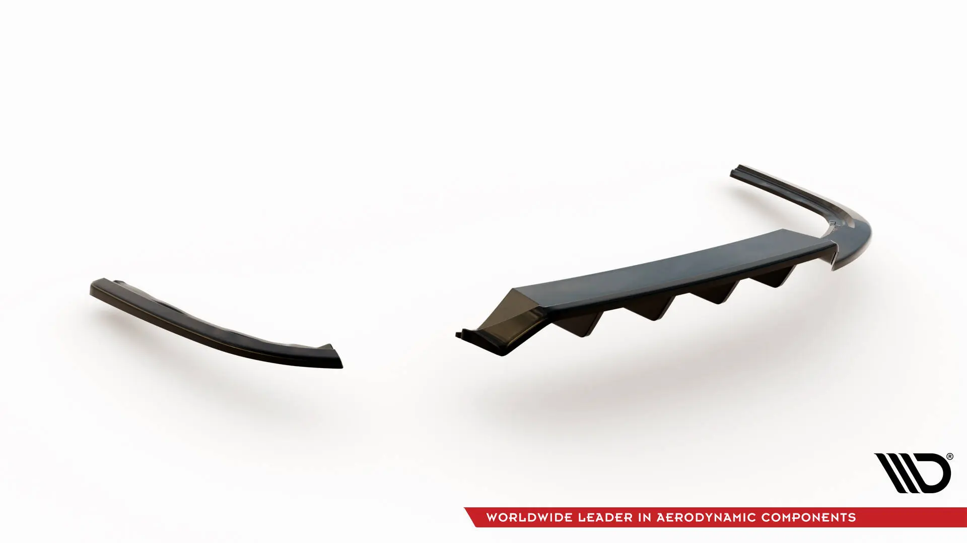 Baksplitter med diffuser VW Passat B8 R-Line 2014 - 2019 | Glossy Black Edition – bilde 8