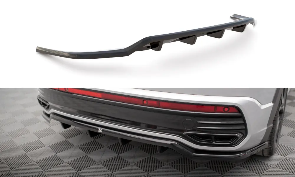 Baksplitter med diffuser VW Taigo R-Line 2021-> | Glossy Black Edition – bilde 2