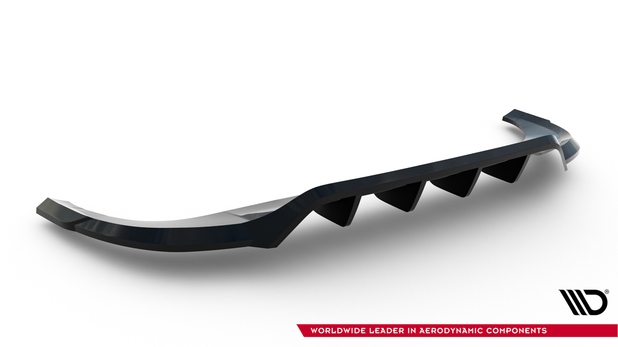 Baksplitter med diffuser VW Tiguan III 2024 ->  | Glossy Black Edition – bilde 6