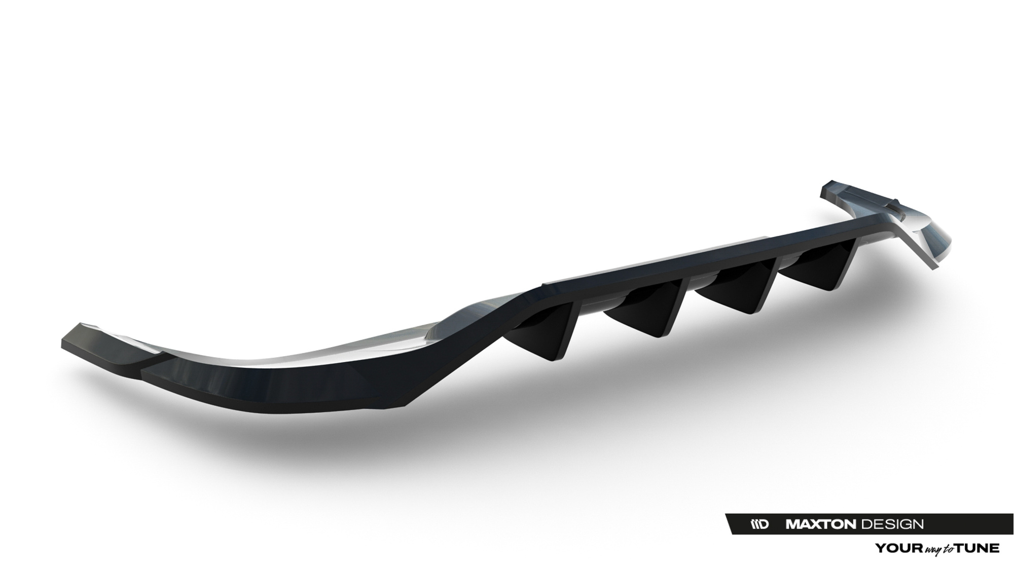 Baksplitter med diffuser VW Tiguan III 2024 -> | Glossy Black Edition – bilde 7