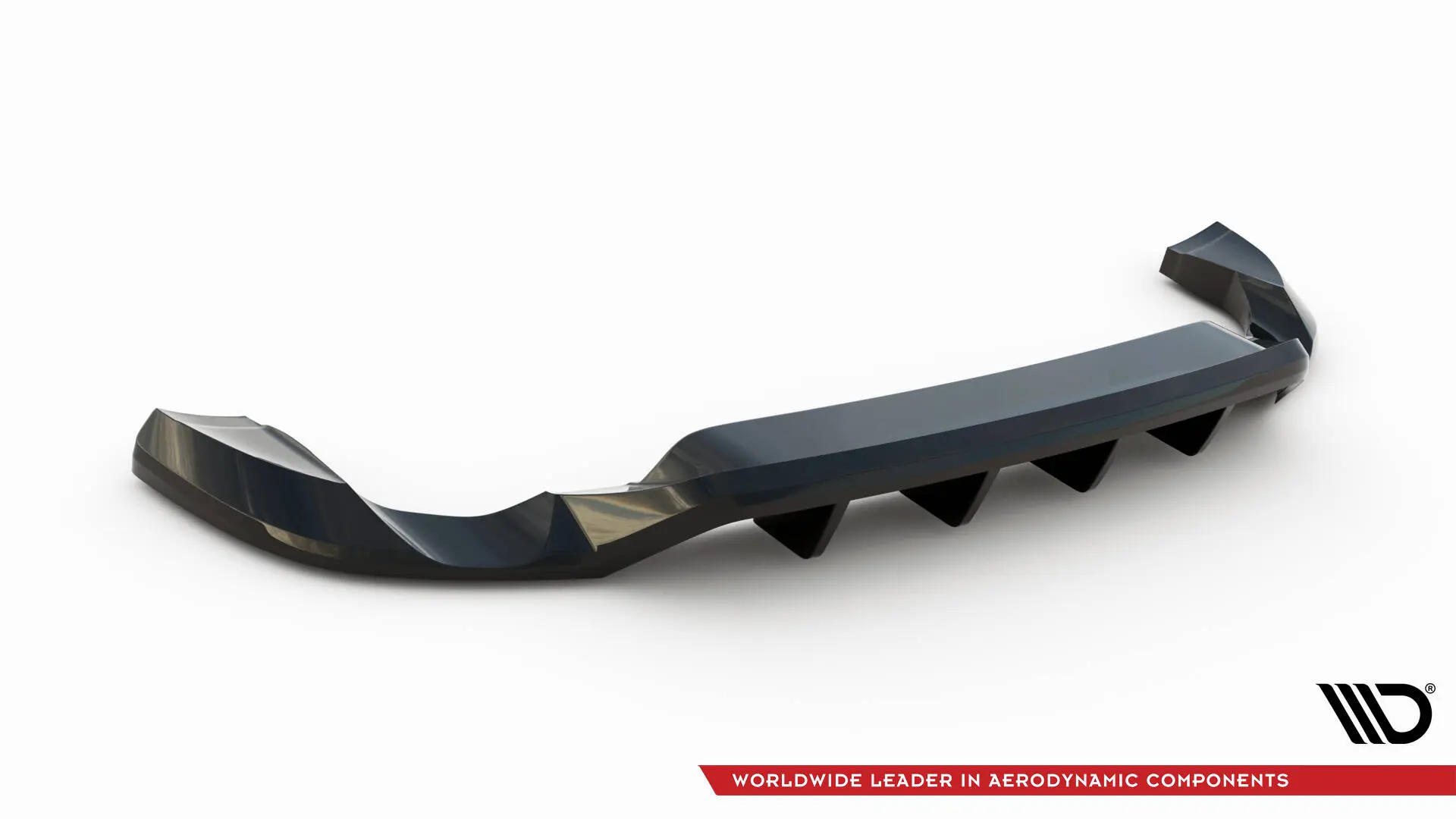 Baksplitter med diffuser VW Touareg 7P 2010 - 2014 | Glossy Black Edition – bilde 6