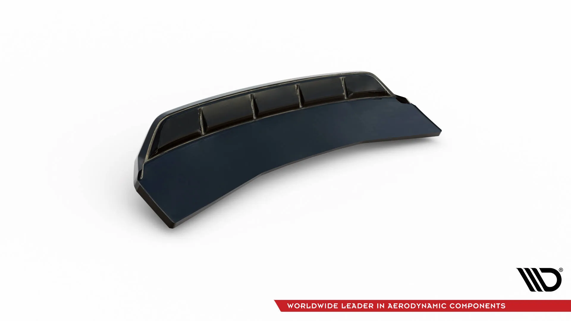 Baksplitter med vertikale ribber Audi A4 Competition (B9) Facelift 2019 -> | Glossy Black Edition – bilde 5