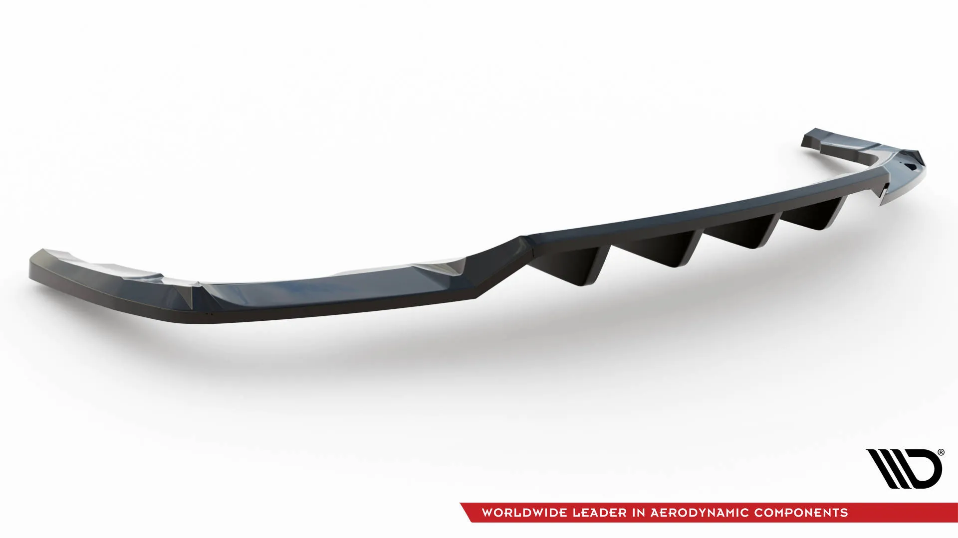 Baksplitter med vertikale ribber Audi Q5 II (FY) S Line Facelift 2020 - 2024| Glossy Black Edition – bilde 7
