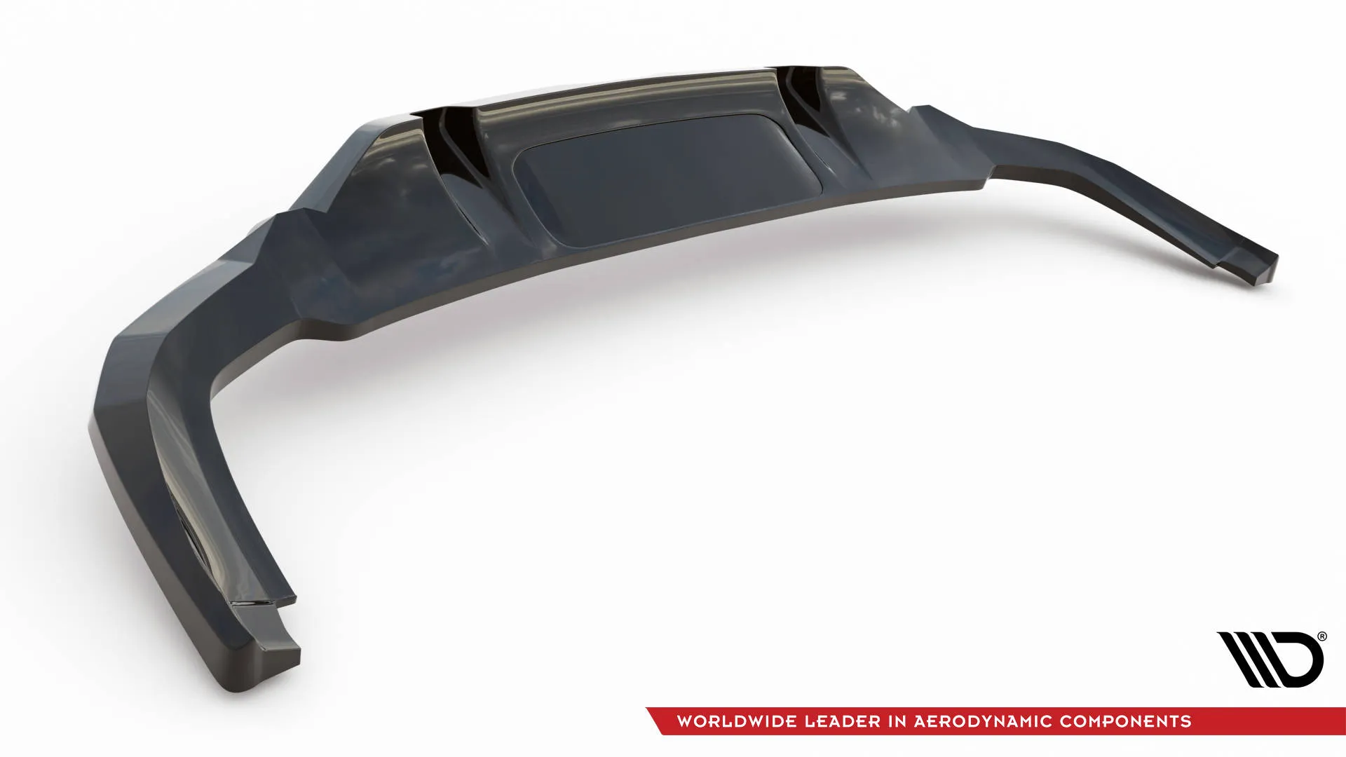 Baksplitter med vertikale ribber Audi Q5 S Mk2 Facelift 2020 - 2024 | Glossy Black Edition – bilde 6
