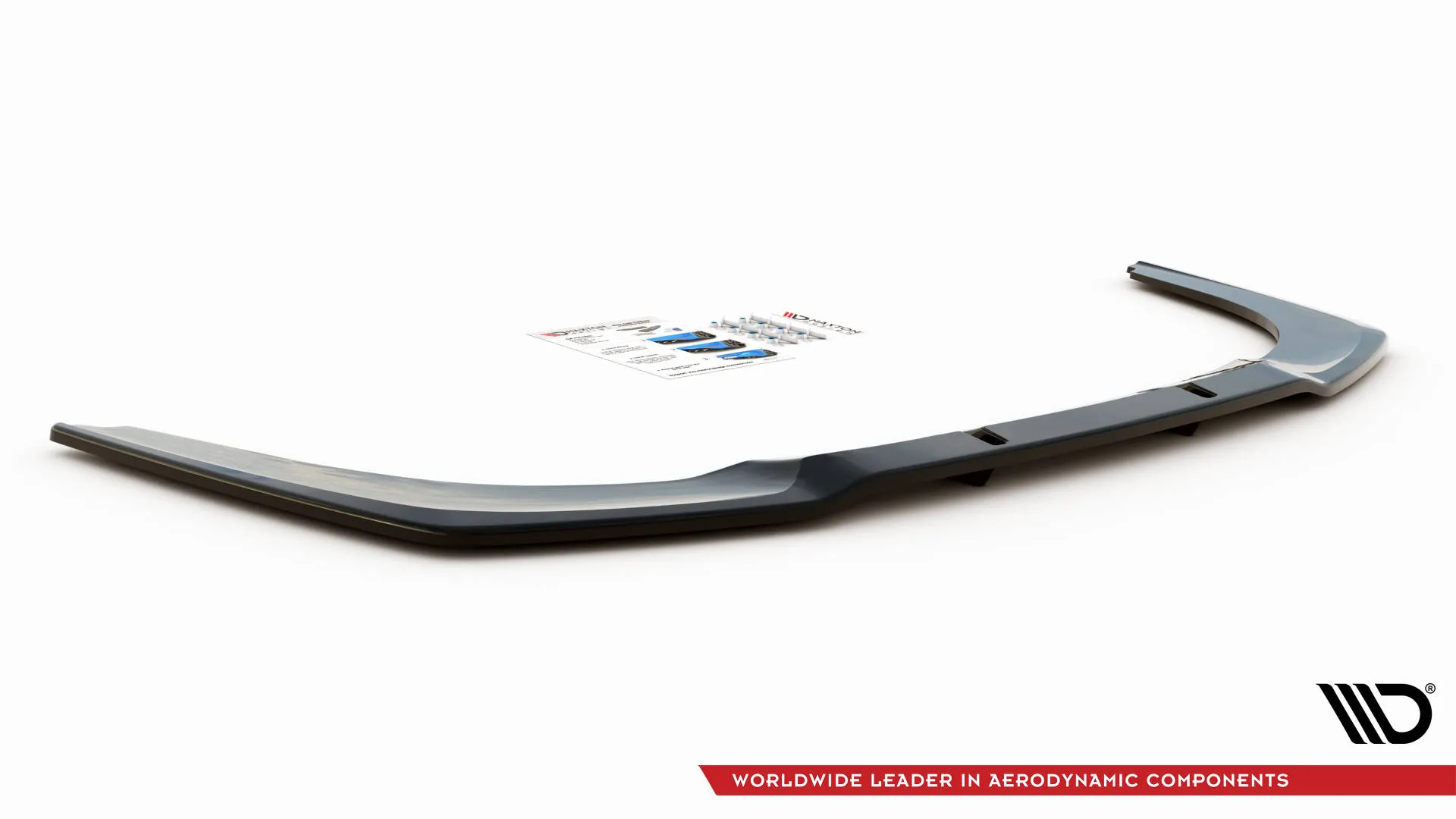 Baksplitter med vertikale ribber BMW 8 Gran Coupe (G16) M-Pack 2019-> | Glossy Black Edition – bilde 3