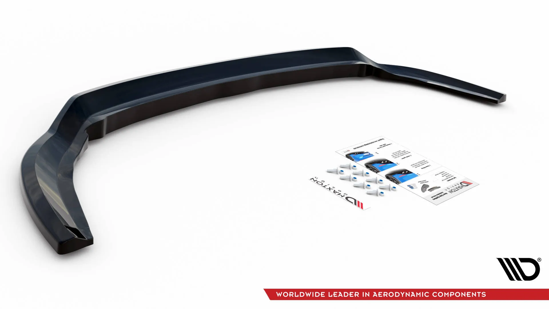 Baksplitter med vertikale ribber Ford C-Max II 2010-2014 | Glossy Black Edition – bilde 4