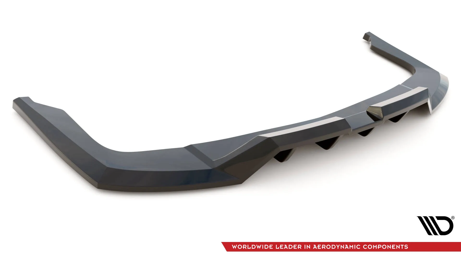 Baksplitter med vertikale ribber Hyundai Elantra Mk7 2020 - 2023 | Glossy Black Edition – bilde 5