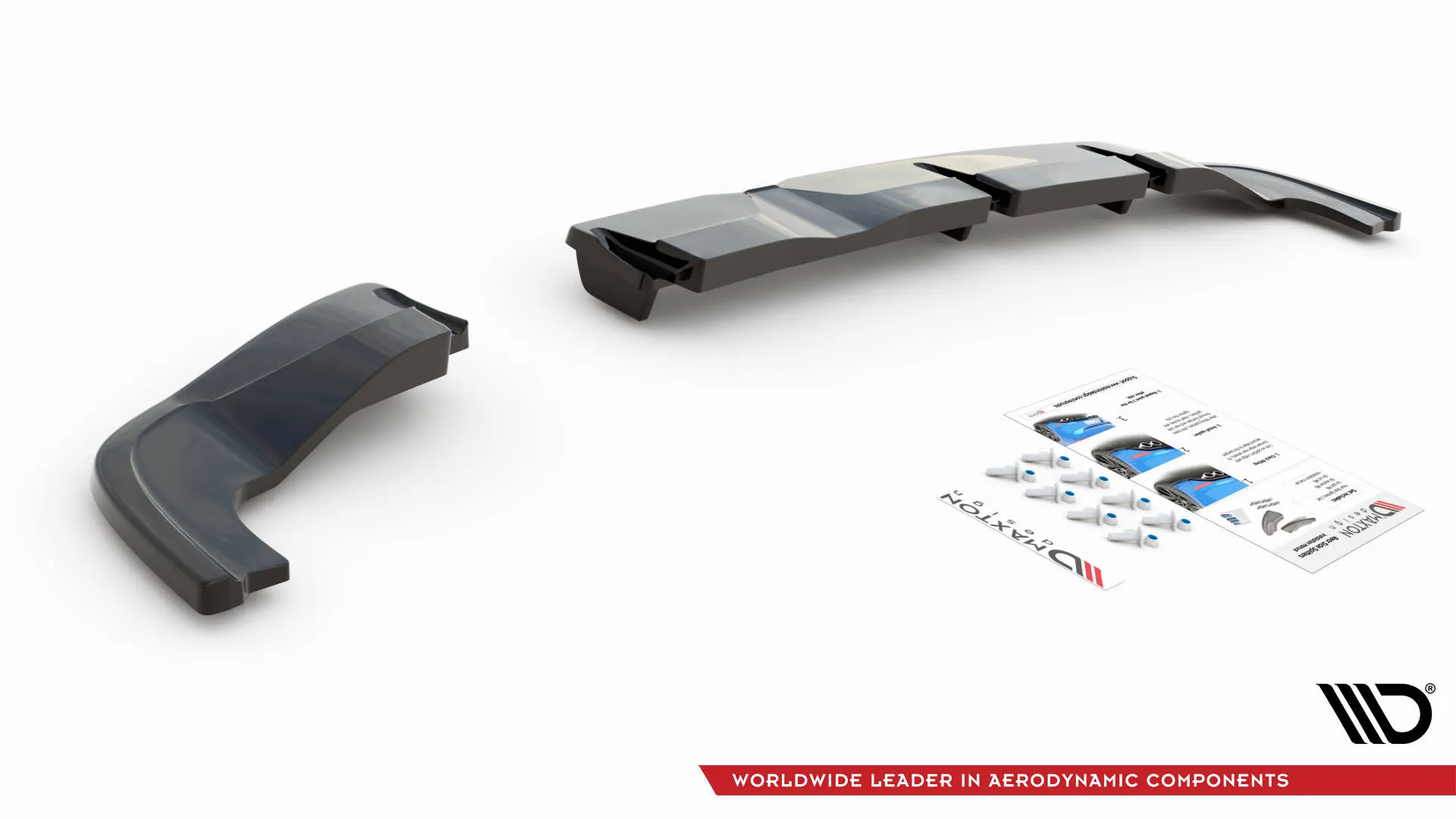 Baksplitter med vertikale ribber Hyundai I20 N III 2020 - 2023 | Glossy Black Edition – bilde 4