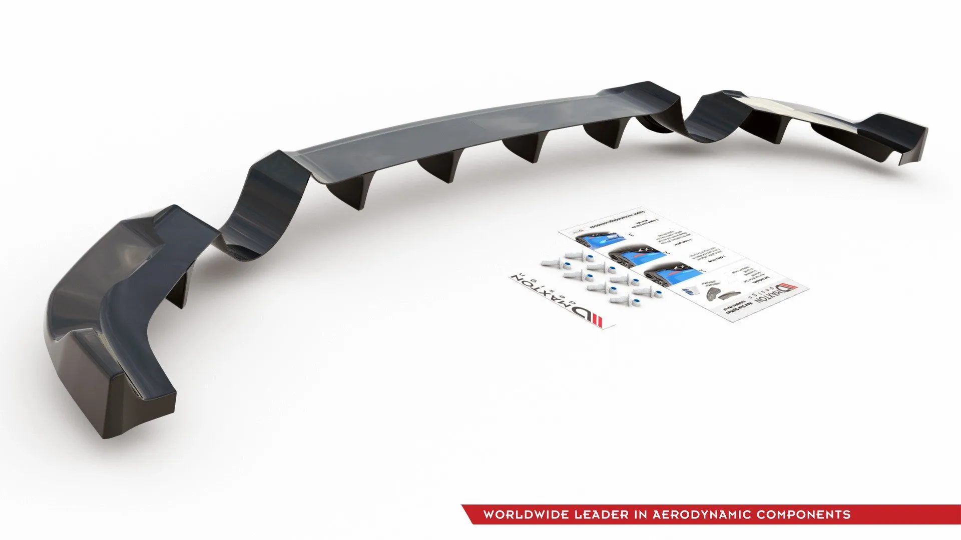 Baksplitter med vertikale ribber Hyundai I30 N III 2017 - 2020 | Glossy Black Edition – bilde 7