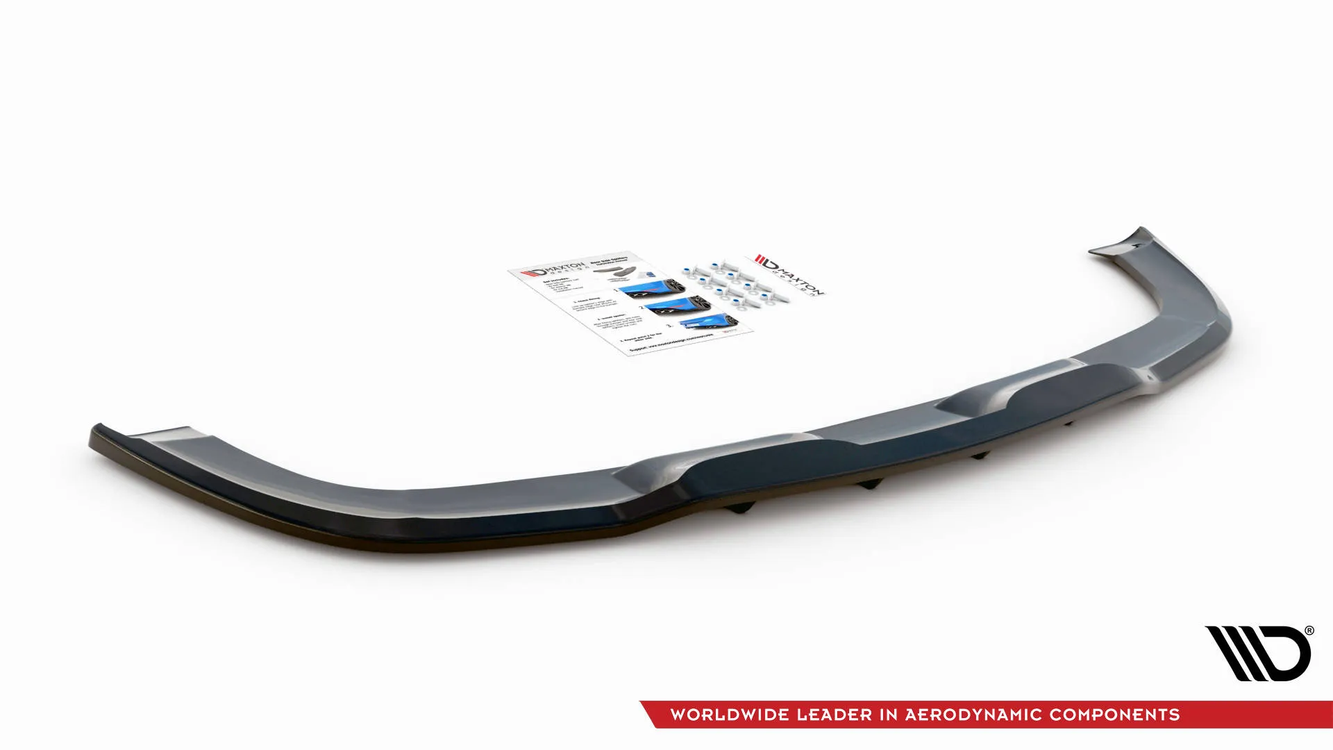 Baksplitter med vertikale ribber Kia XCeed Mk1 2019 - 2022 | Glossy Black Edition