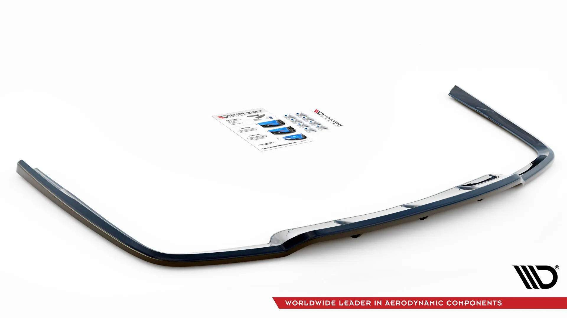 Baksplitter med vertikale ribber Lexus GS (K4) 2012-2015 | Glossy Black Edition