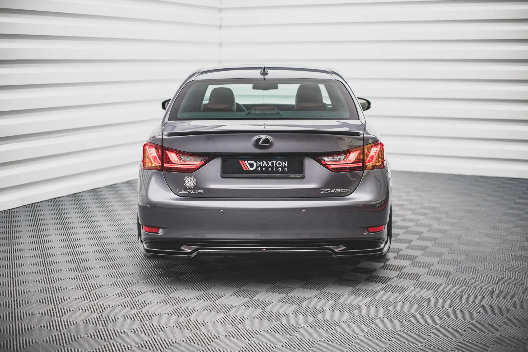 Baksplitter med vertikale ribber Lexus GS (K4) 2012-2015 | Glossy Black Edition – bilde 3