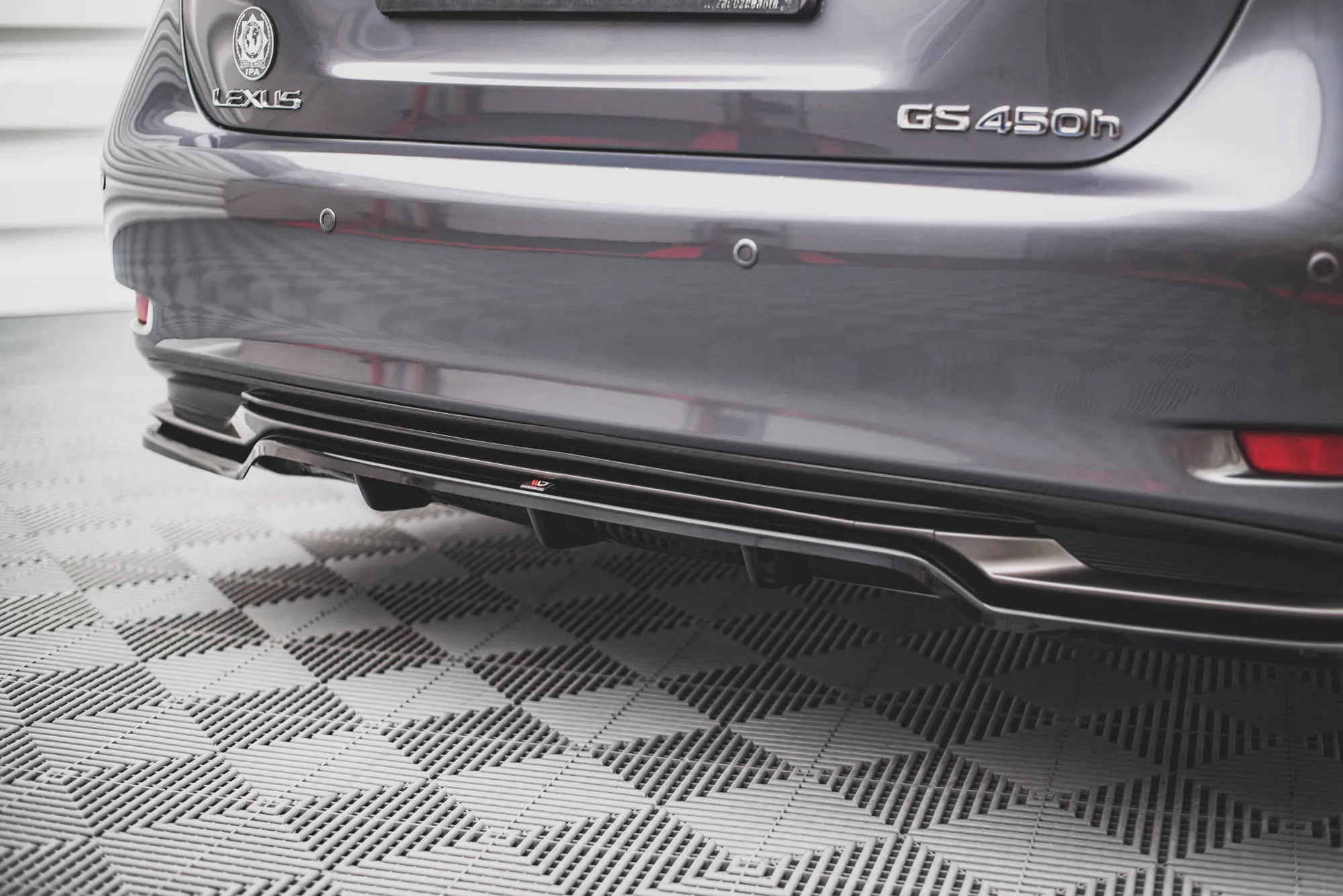Baksplitter med vertikale ribber Lexus GS (K4) 2012-2015 | Glossy Black Edition – bilde 5