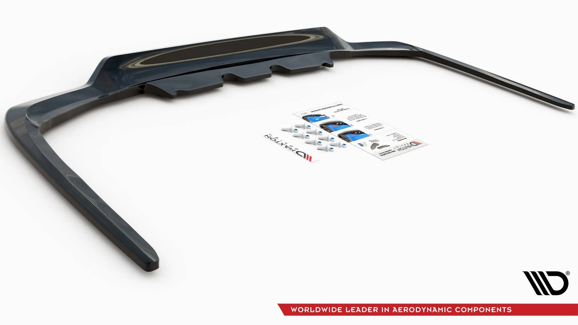 Baksplitter med vertikale ribber Lexus LS IV Facelift 2012 - 2017 | Glossy Black Edition – bilde 7