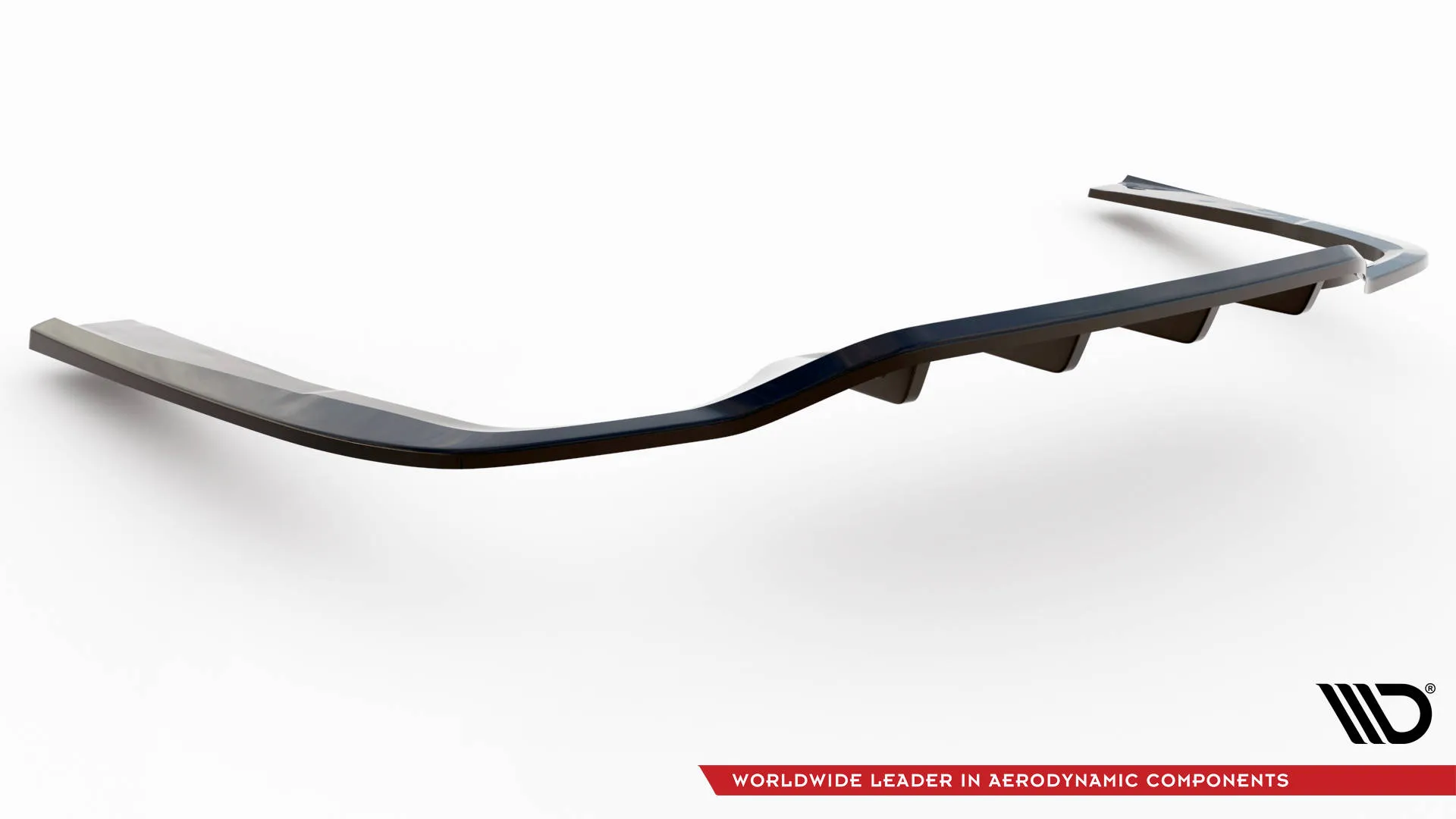 Baksplitter med vertikale ribber Mercedes-Benz E AMG (W213) Facelift 2020 - 2023 | Glossy Black Edition – bilde 6