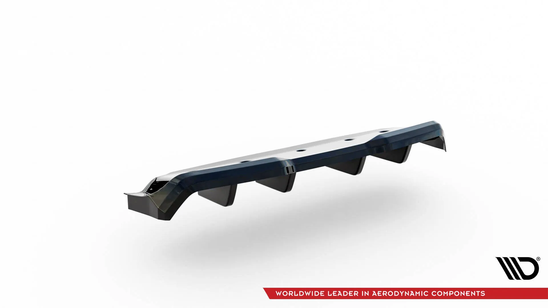 Baksplitter med vertikale ribber Nissan Gtr R35 facelift 2016 - 2022 | Glossy Black Edition – bilde 4