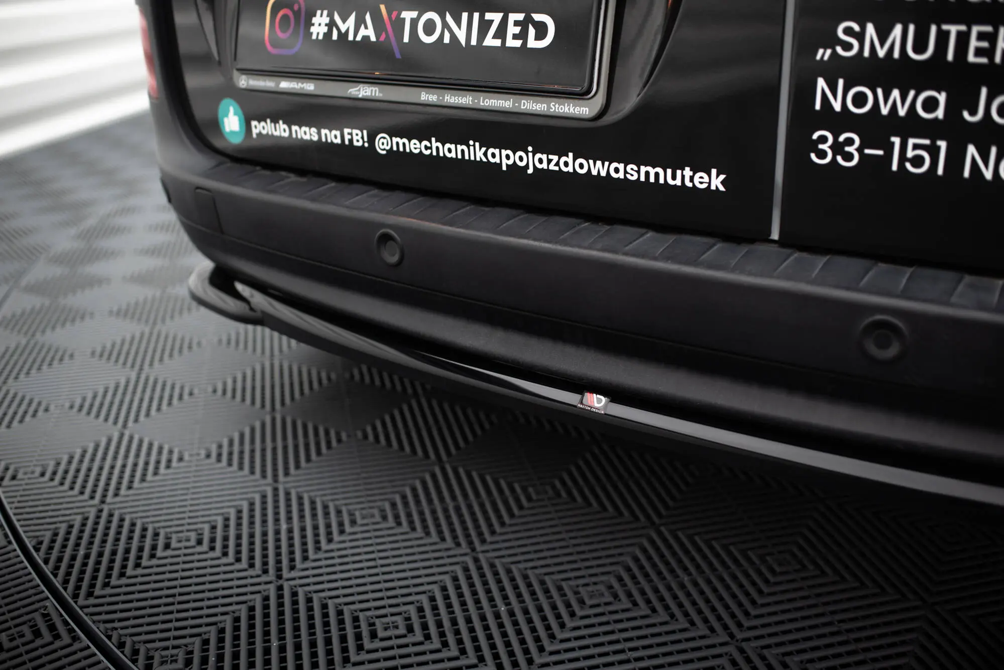 Baksplitter Mercedes-Benz Citan I (W415) 2012 - 2021 | Glossy Black Edition