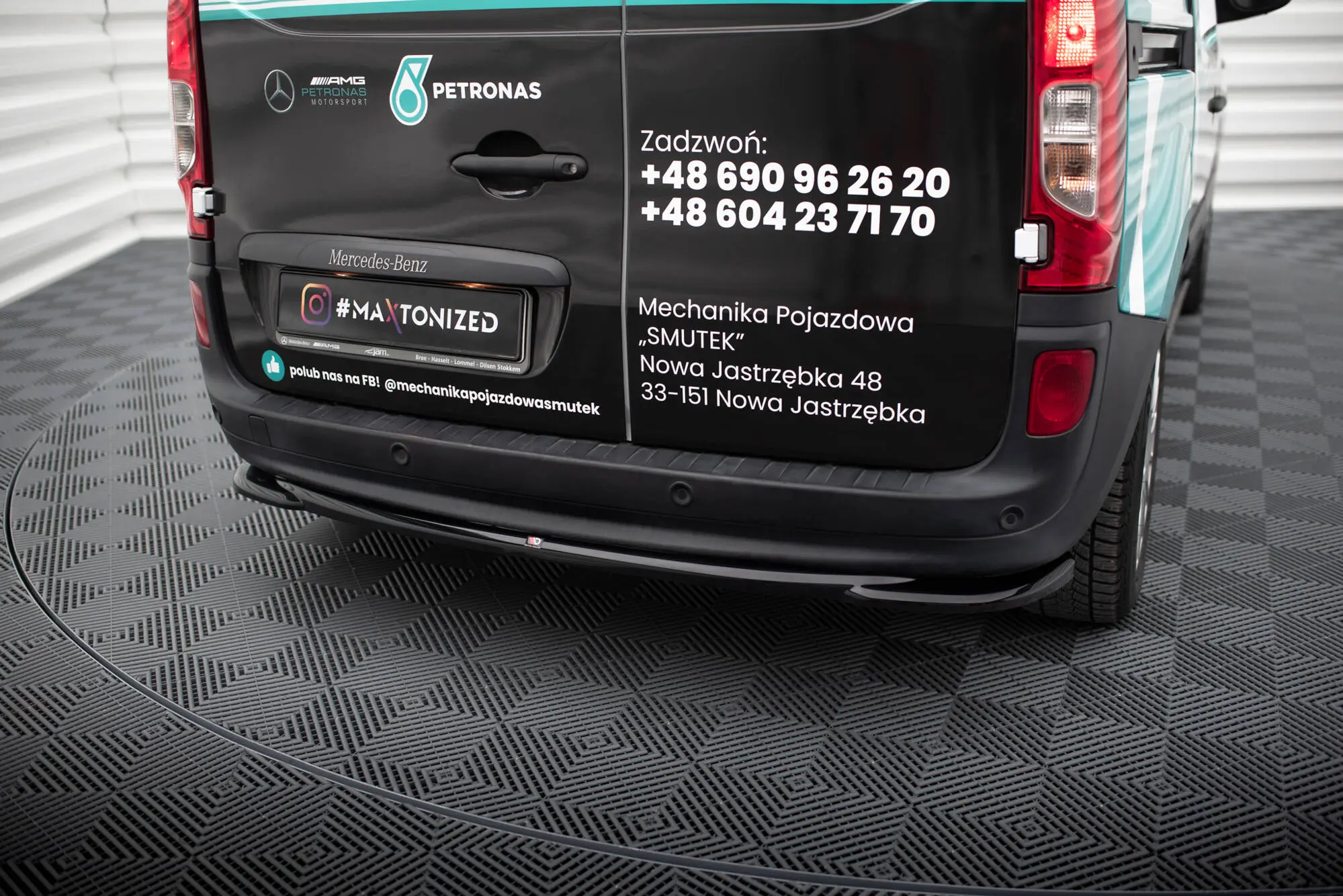 Baksplitter Mercedes-Benz Citan I (W415) 2012 - 2021 | Glossy Black Edition – bilde 3